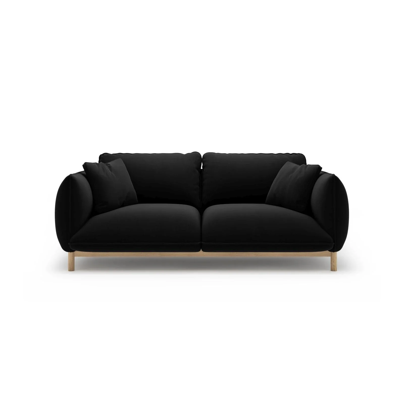 Ada 2-Sitzer Sofa aus Samt oder Strukturstoff, 178x101 cm - Image 51