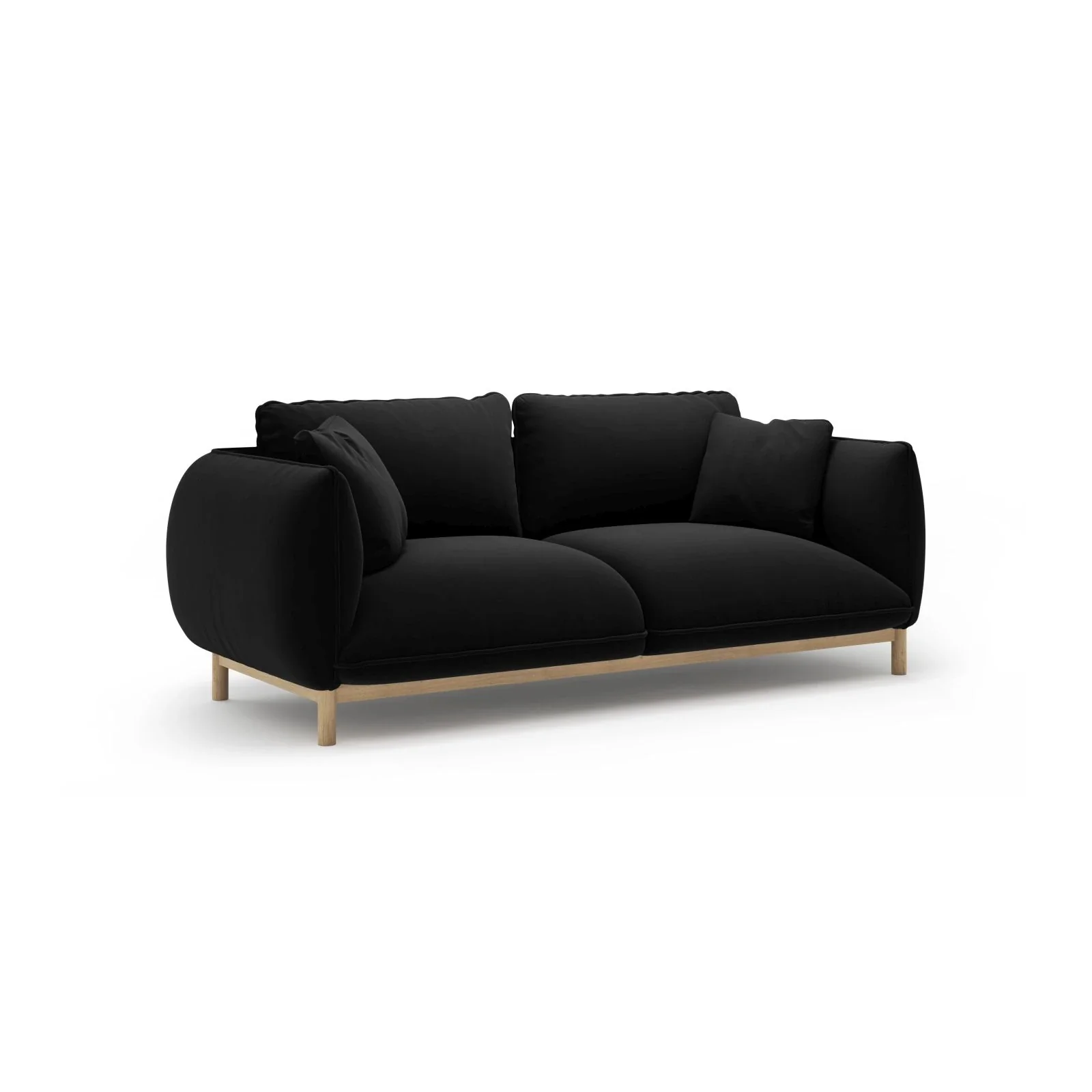 Ada 2-Sitzer Sofa aus Samt oder Strukturstoff, 178x101 cm - Image 52
