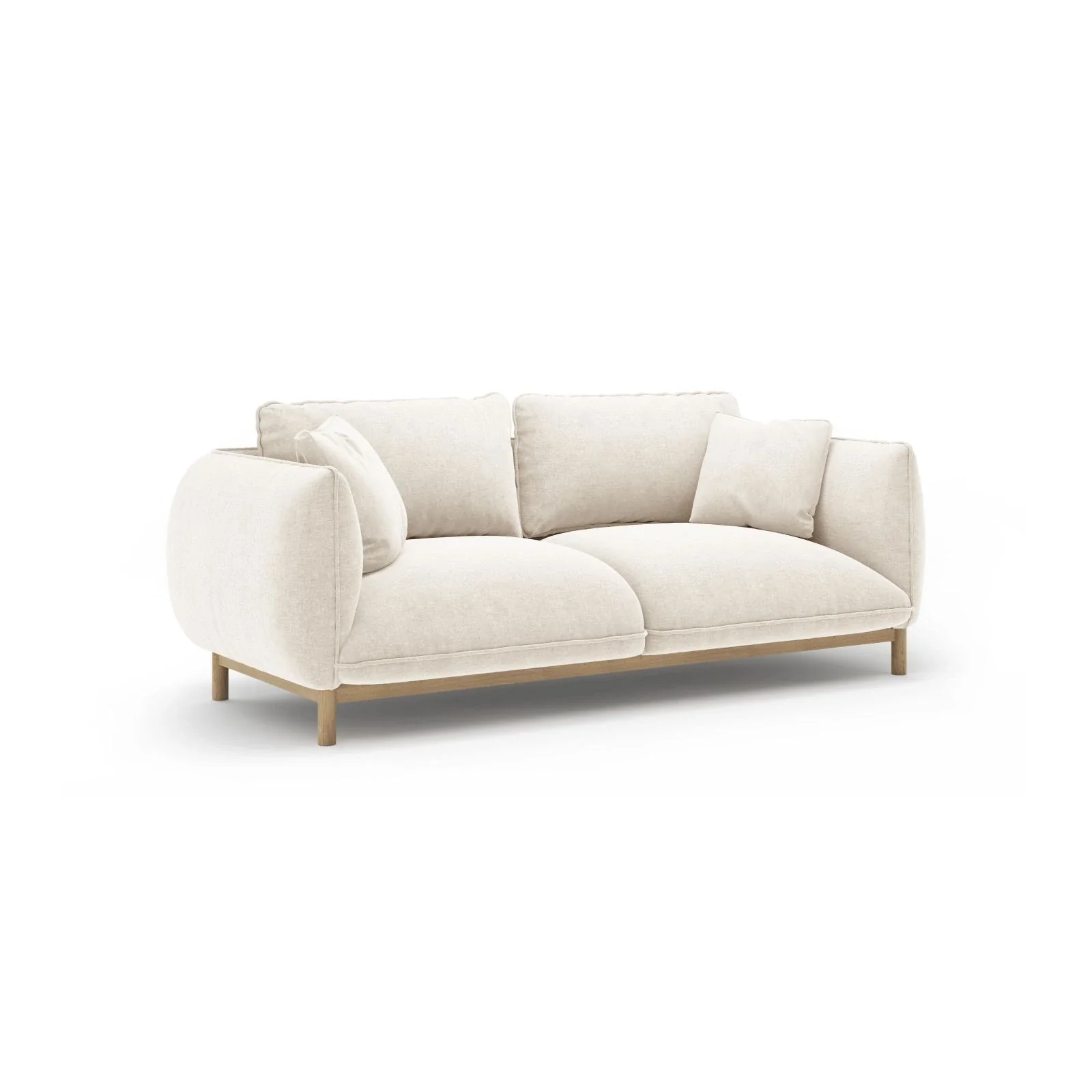 Ada 2-Sitzer Sofa aus Samt oder Strukturstoff, 178x101 cm - Image 58
