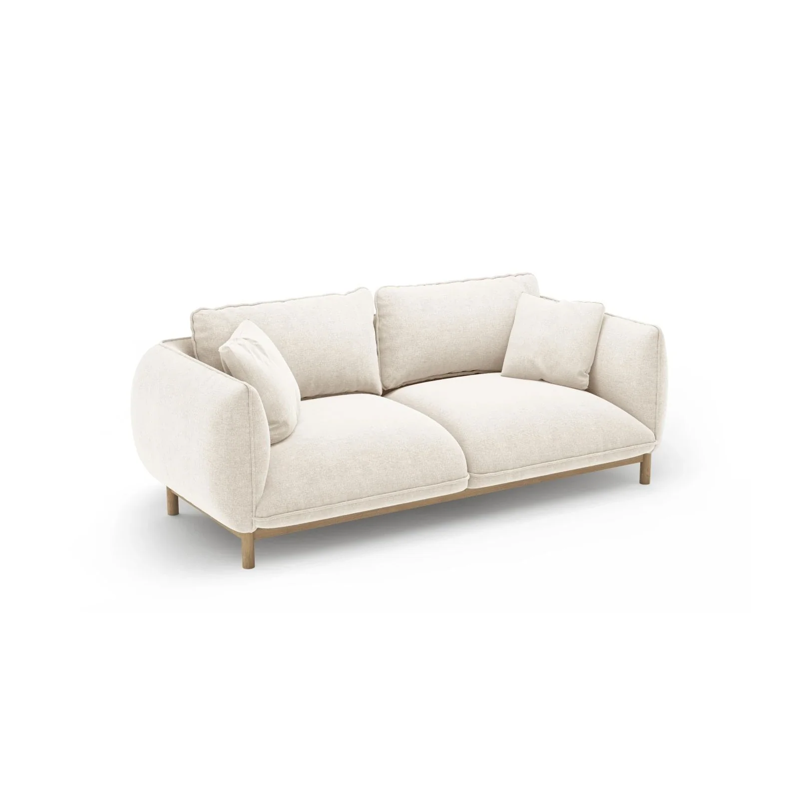 Ada 2-Sitzer Sofa aus Samt oder Strukturstoff, 178x101 cm - Image 60