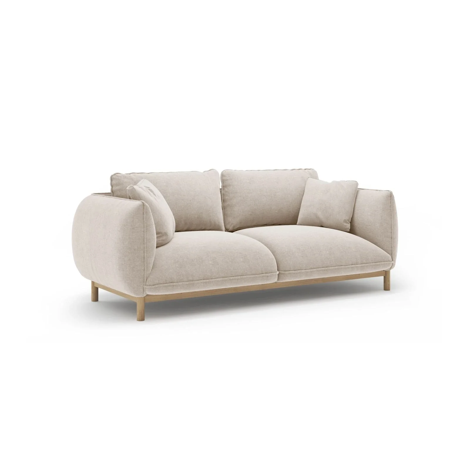 Ada 2-Sitzer Sofa aus Samt oder Strukturstoff, 178x101 cm - Image 64