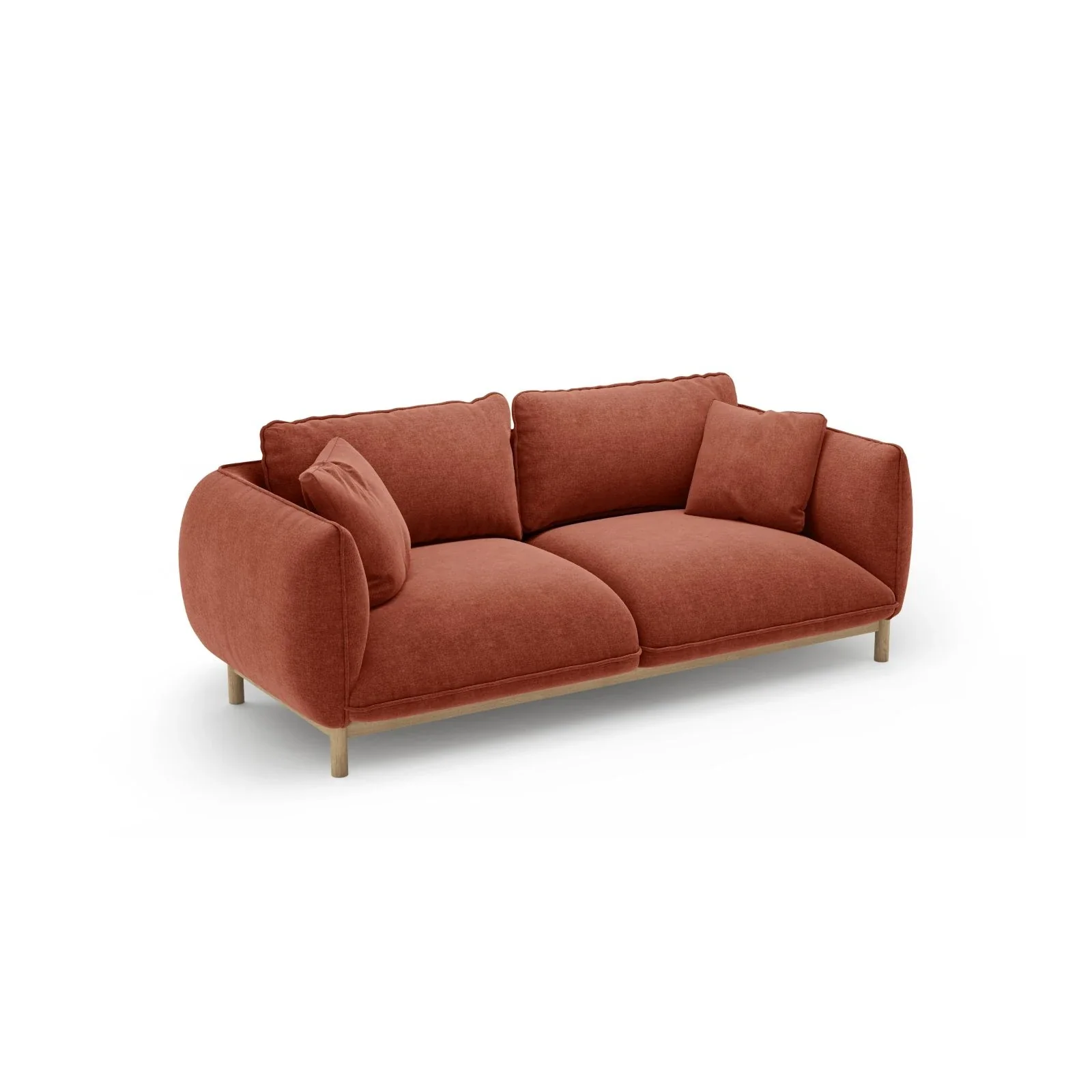 Ada 2-Sitzer Sofa aus Samt oder Strukturstoff, 178x101 cm - Image 78
