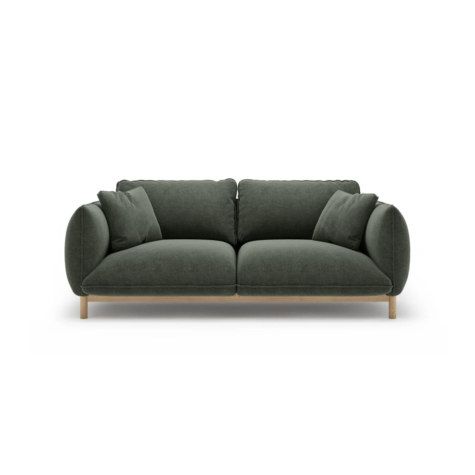 Ada 2-Sitzer Sofa aus Samt oder Strukturstoff, 178x101 cm - Image 81