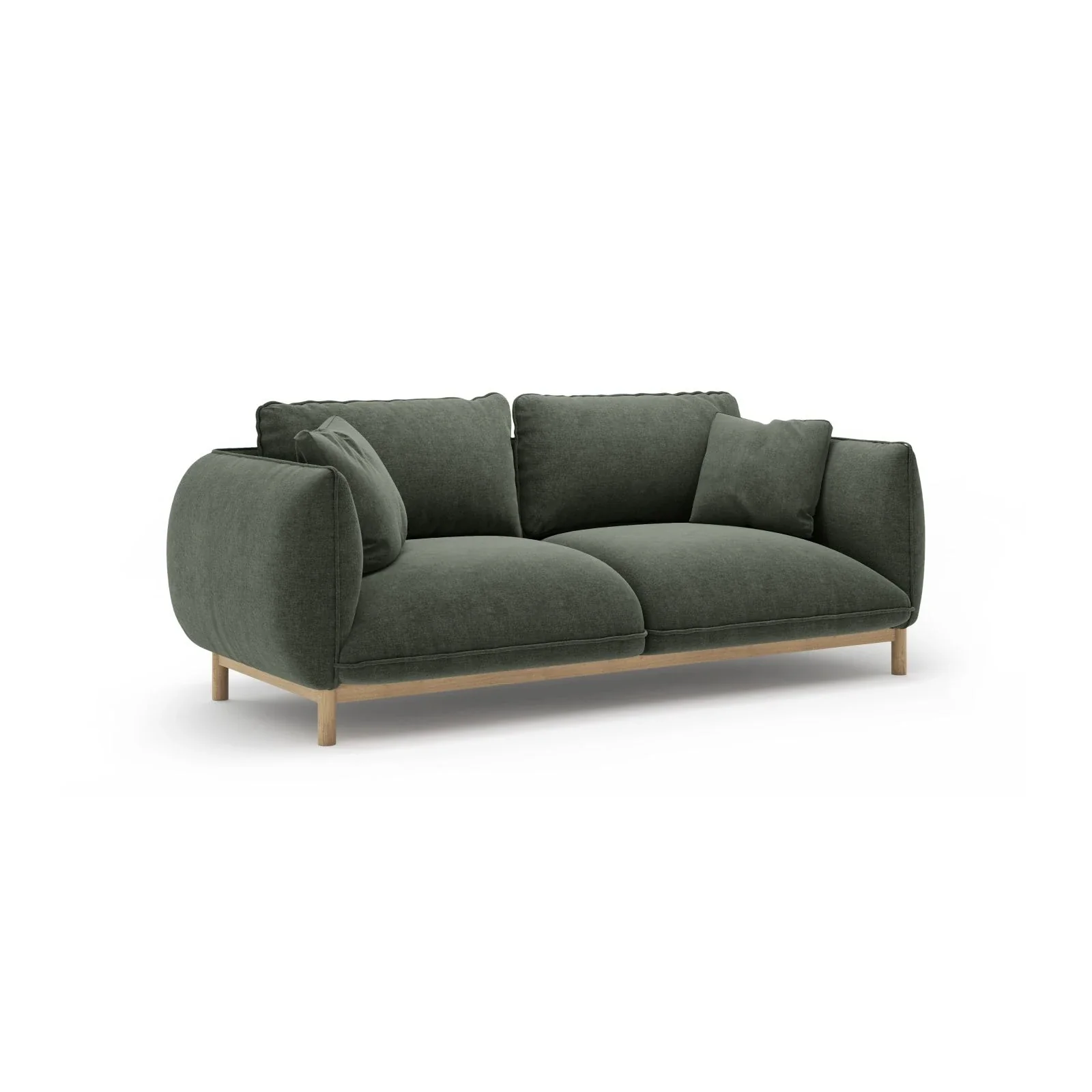 Ada 2-Sitzer Sofa aus Samt oder Strukturstoff, 178x101 cm - Image 82