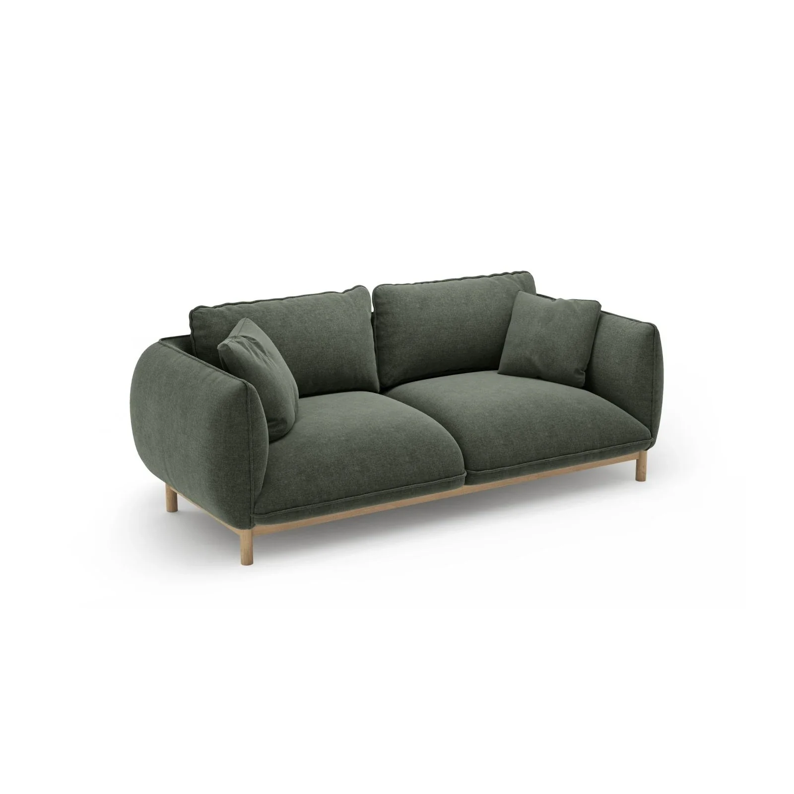 Ada 2-Sitzer Sofa aus Samt oder Strukturstoff, 178x101 cm - Image 84