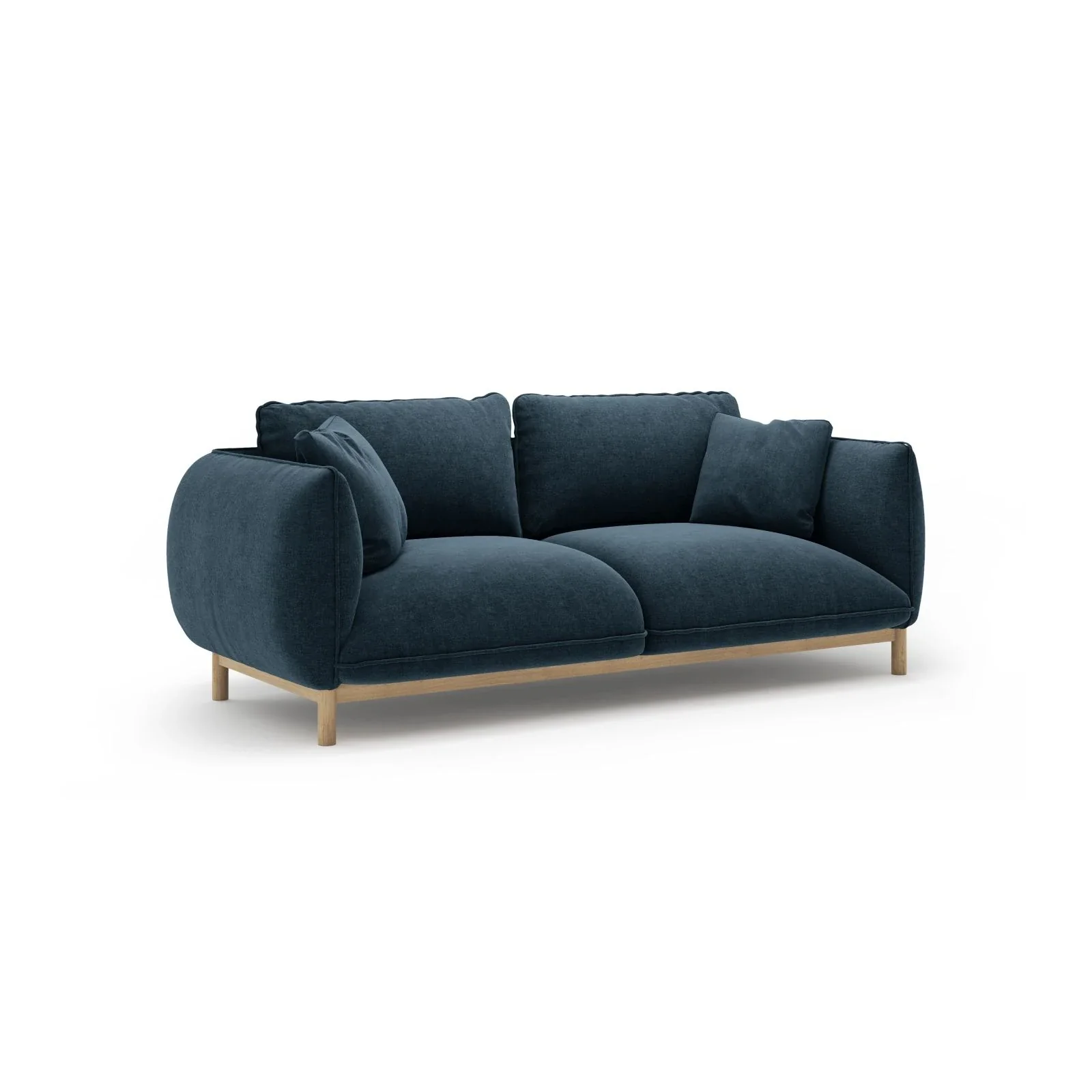 Ada 2-Sitzer Sofa aus Samt oder Strukturstoff, 178x101 cm - Image 88