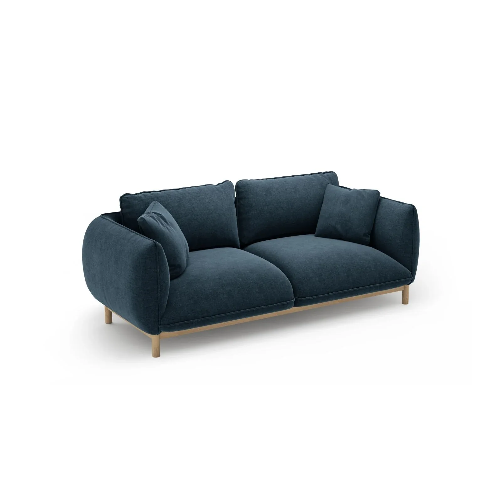 Ada 2-Sitzer Sofa aus Samt oder Strukturstoff, 178x101 cm - Image 90