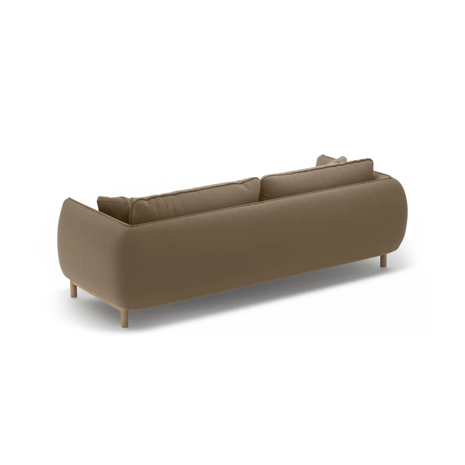 Ada 3-Sitzer Sofa aus Samt oder Strukturstoff, 208x101 cm - Image 18