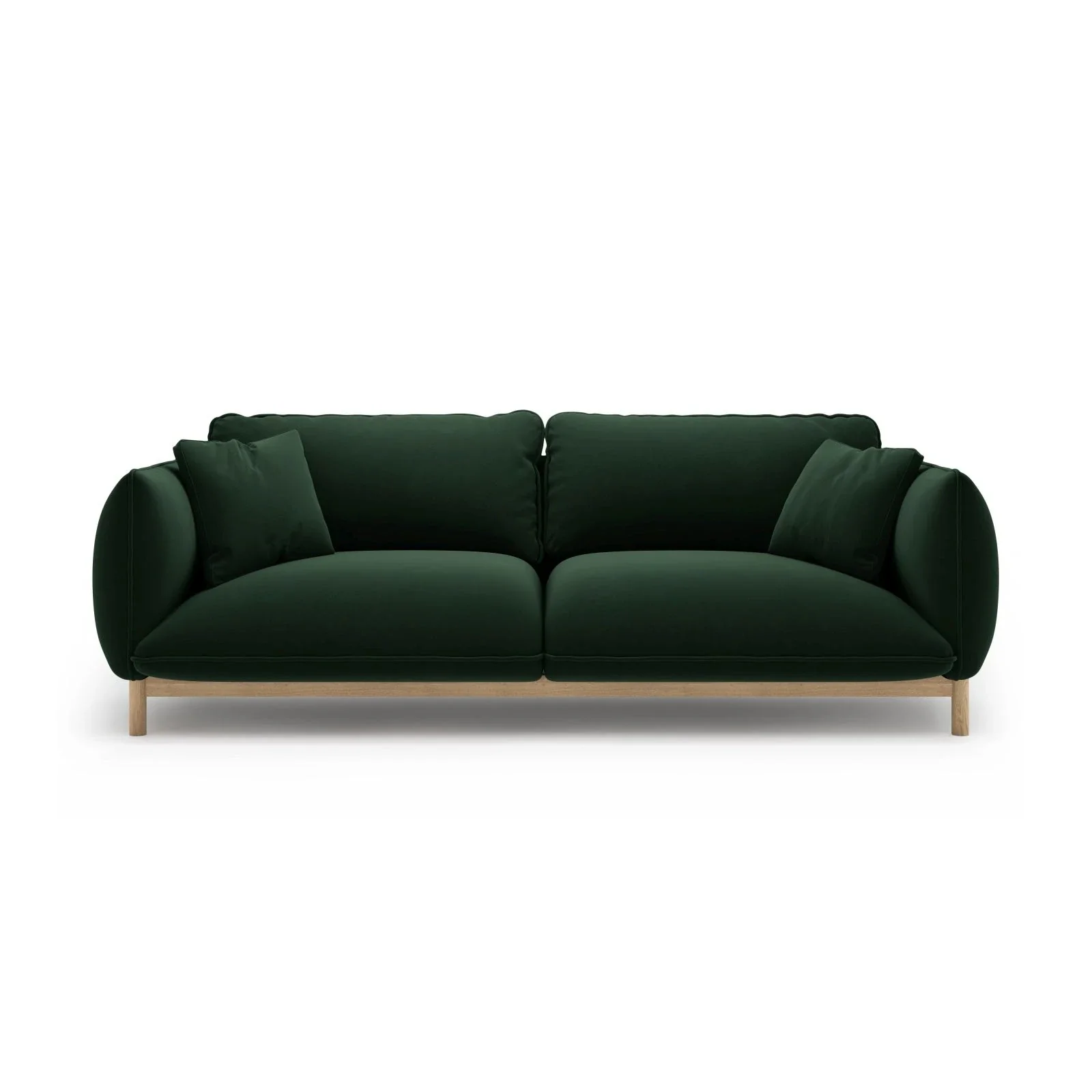 Ada 3-Sitzer Sofa aus Samt oder Strukturstoff, 208x101 cm - Image 27