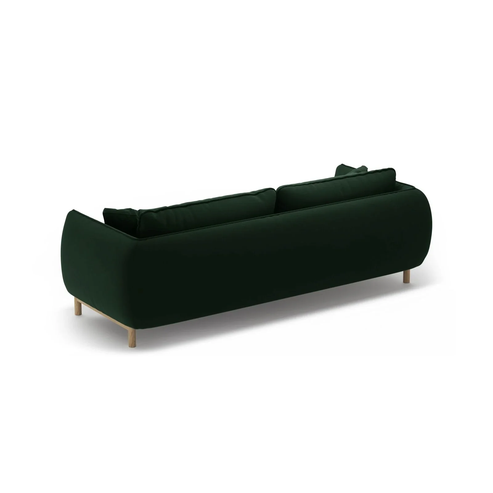 Ada 3-Sitzer Sofa aus Samt oder Strukturstoff, 208x101 cm - Image 30