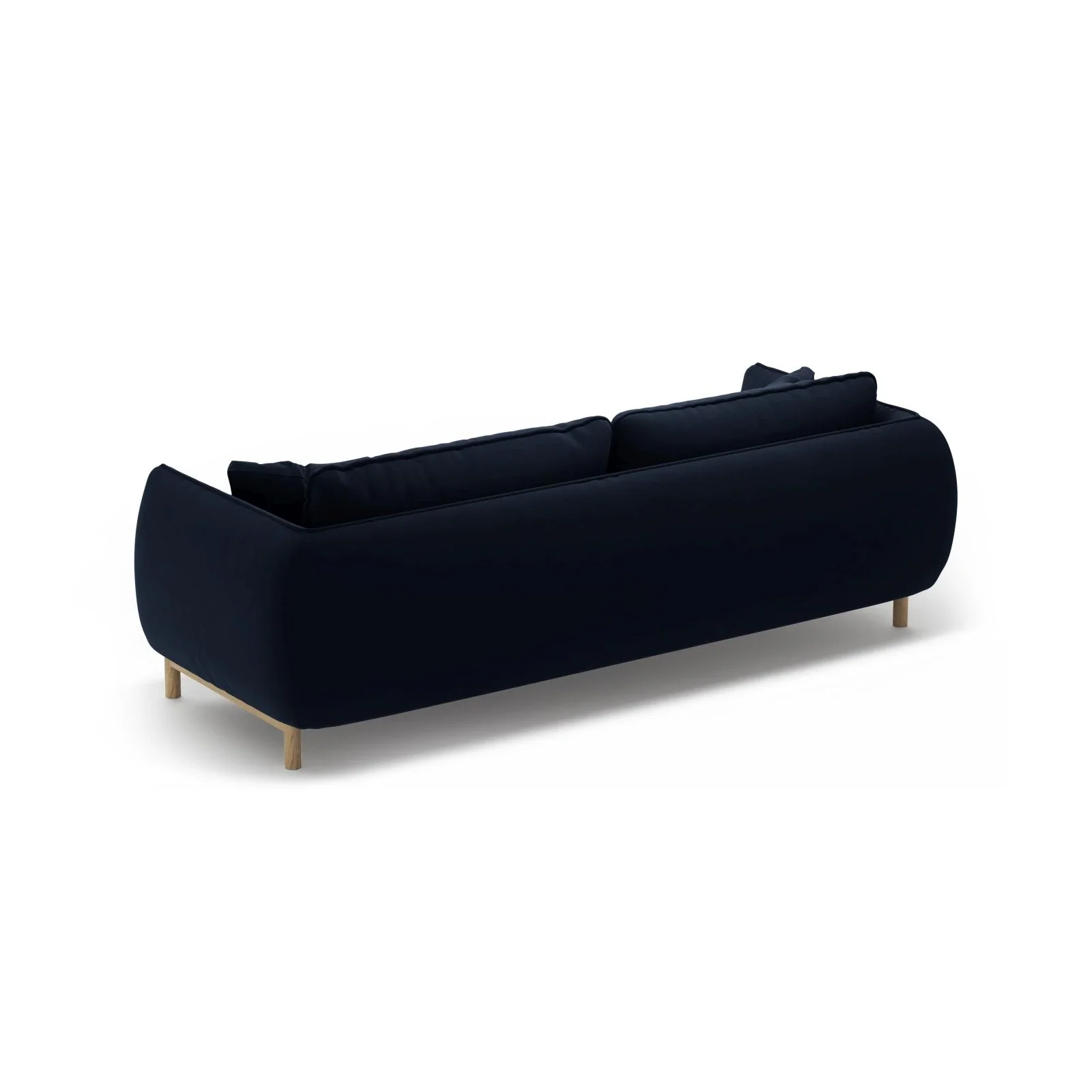 Ada 3-Sitzer Sofa aus Samt oder Strukturstoff, 208x101 cm - Image 36