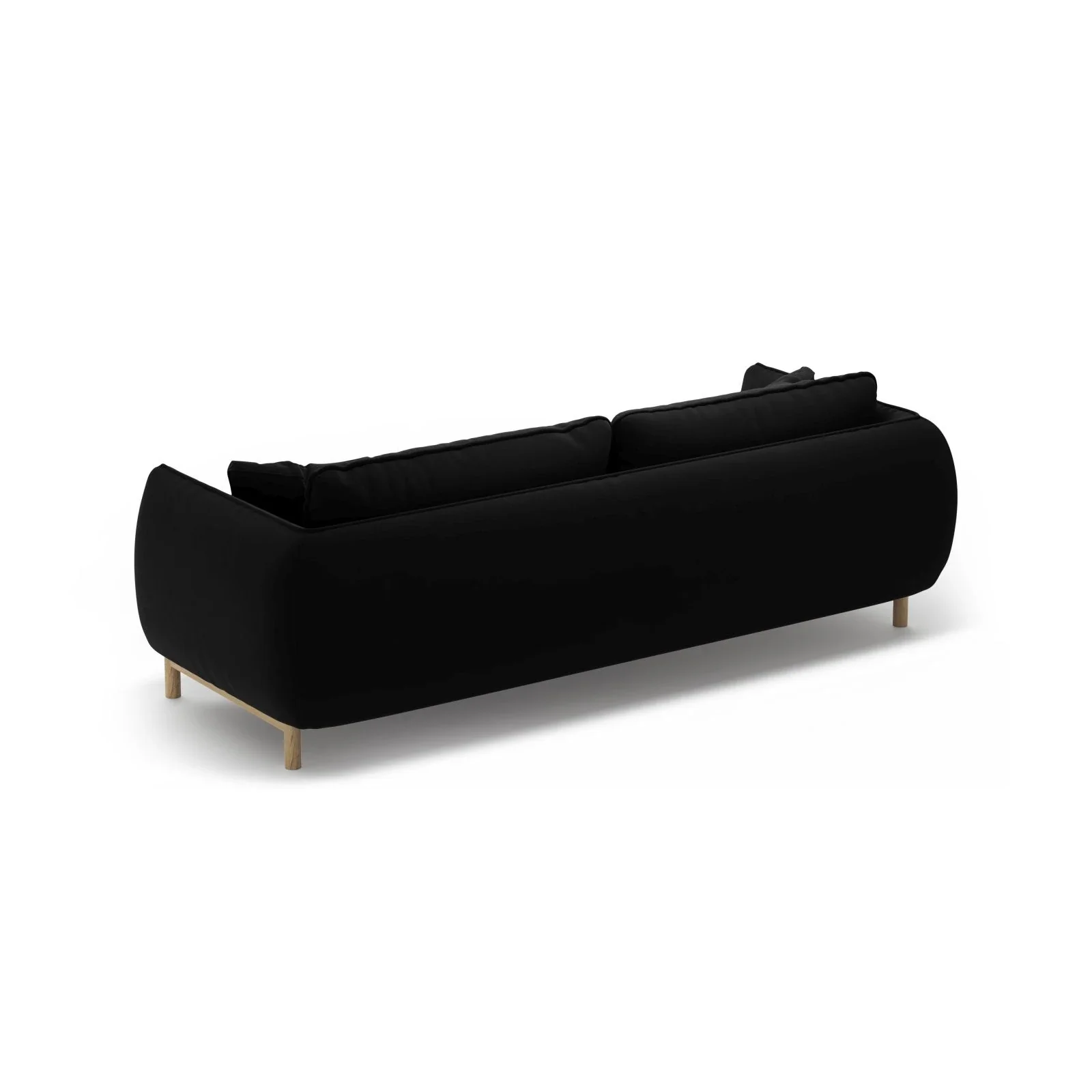 Ada 3-Sitzer Sofa aus Samt oder Strukturstoff, 208x101 cm - Image 54