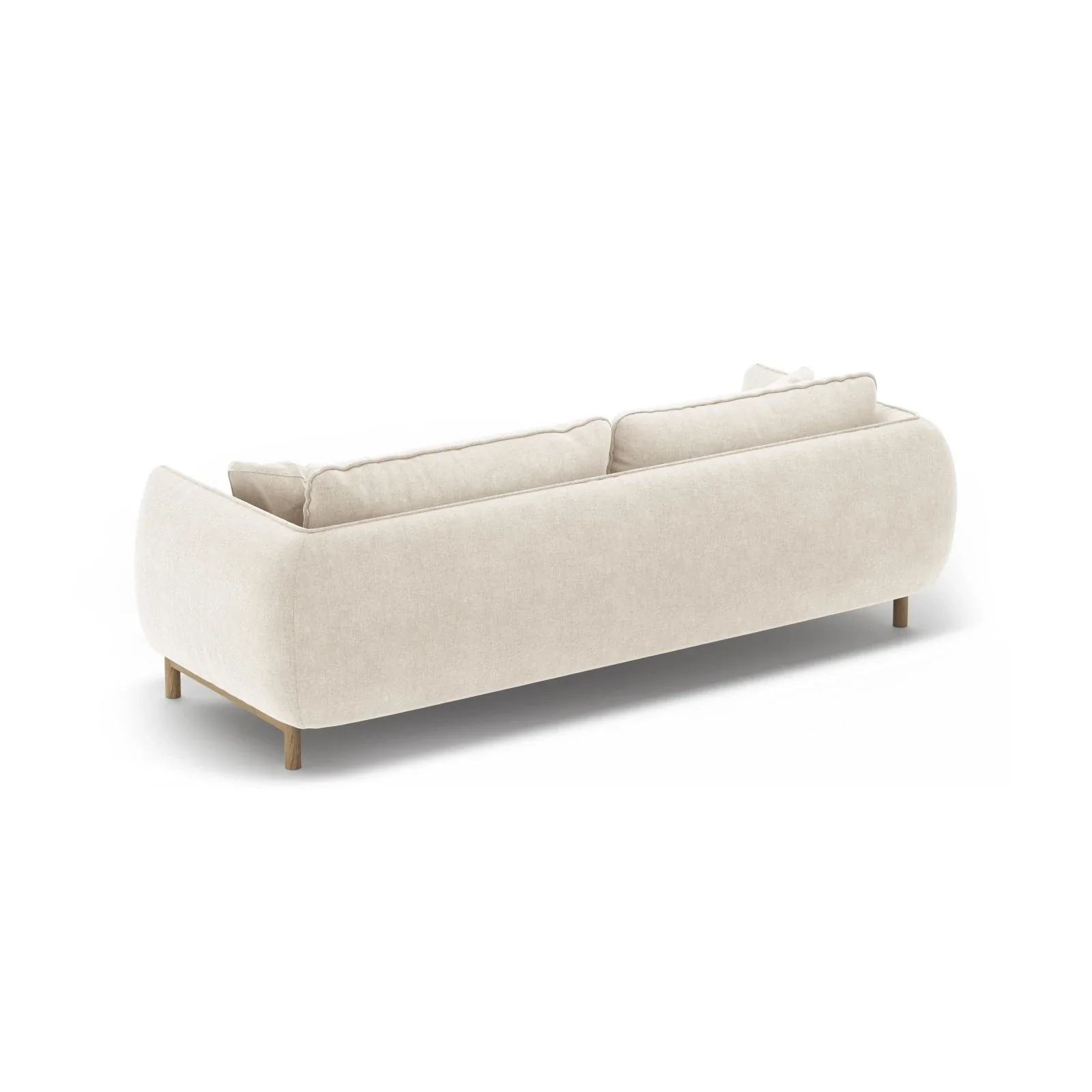 Ada 3-Sitzer Sofa aus Samt oder Strukturstoff, 208x101 cm - Image 60