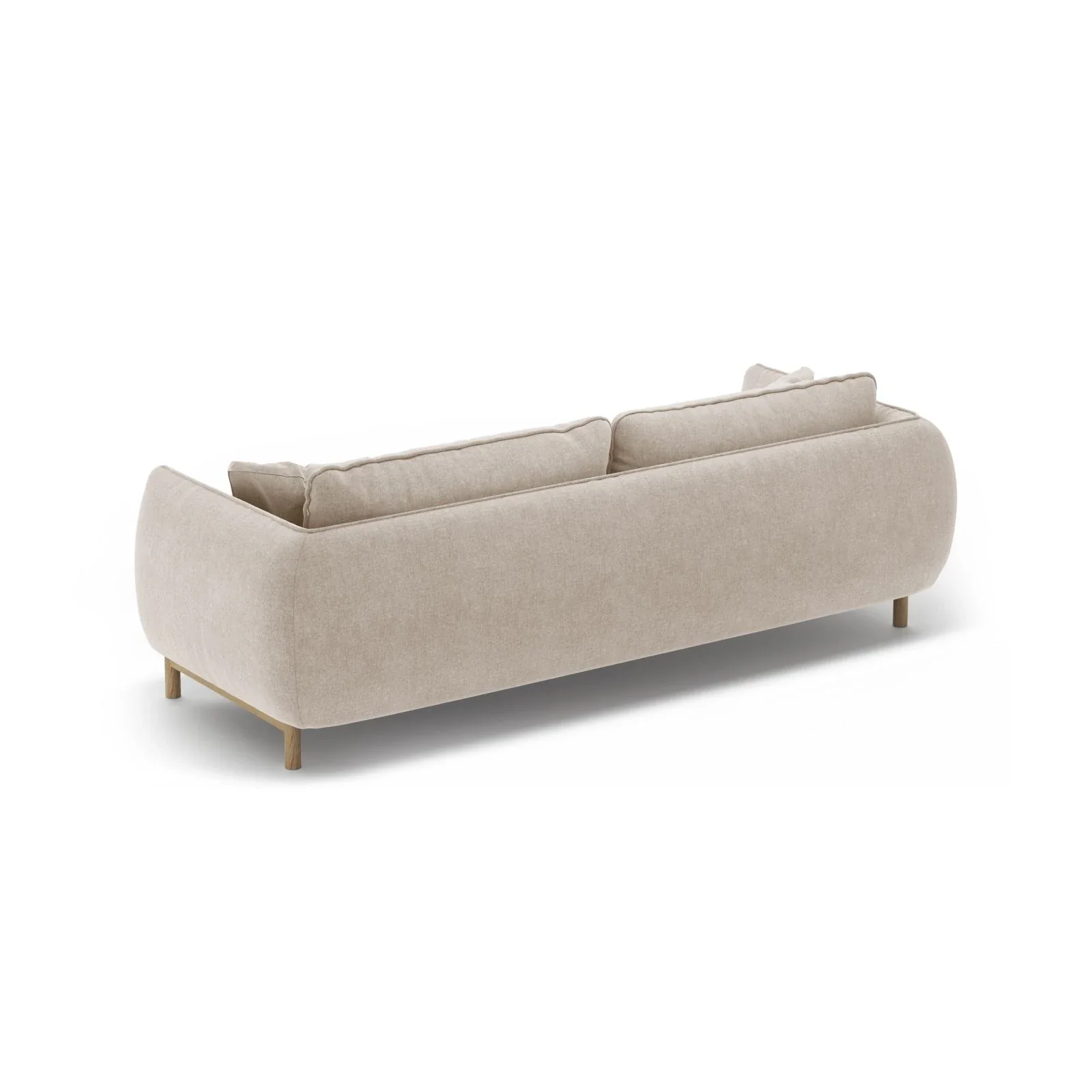 Ada 3-Sitzer Sofa aus Samt oder Strukturstoff, 208x101 cm - Image 66