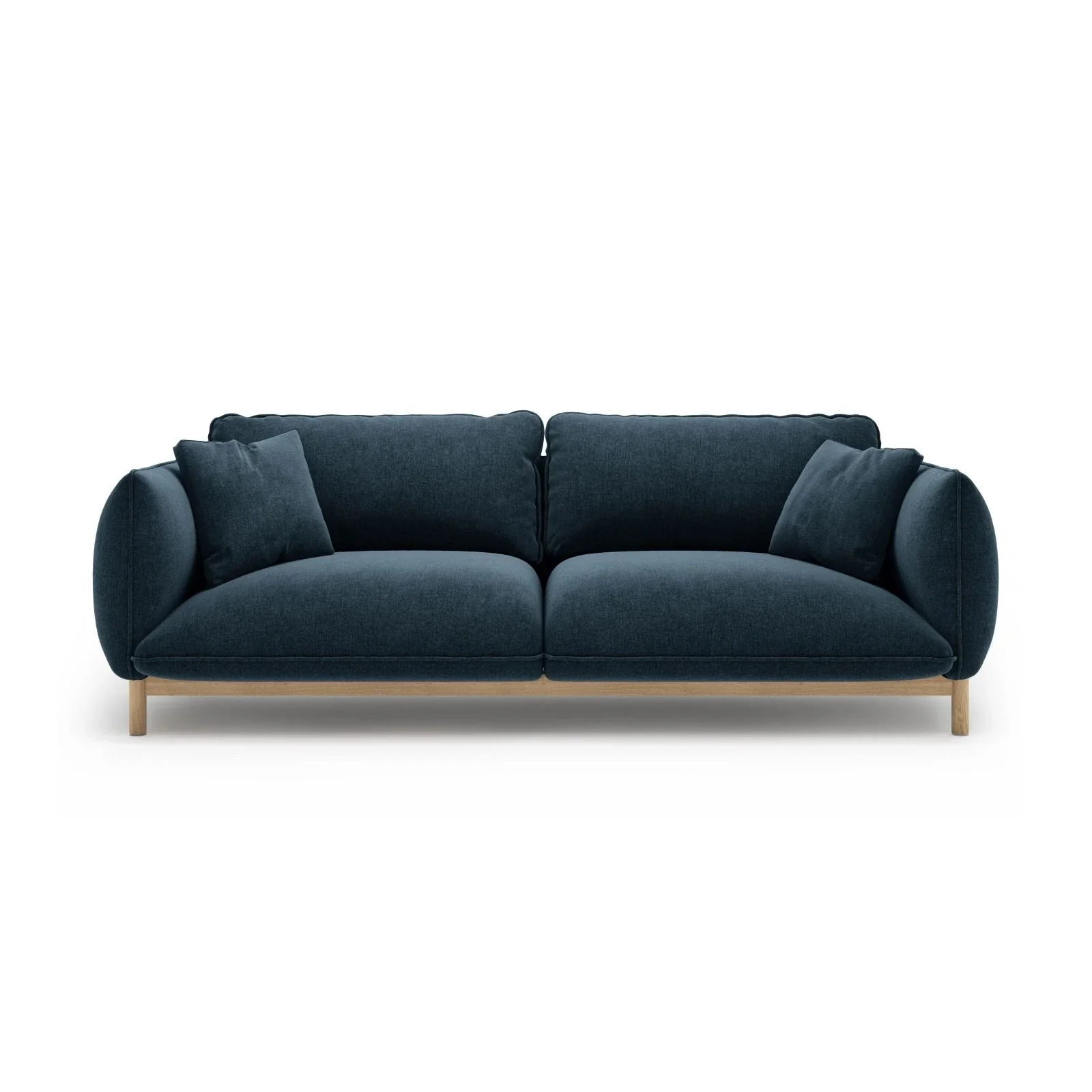 Ada 3-Sitzer Sofa aus Samt oder Strukturstoff, 208x101 cm - Image 87