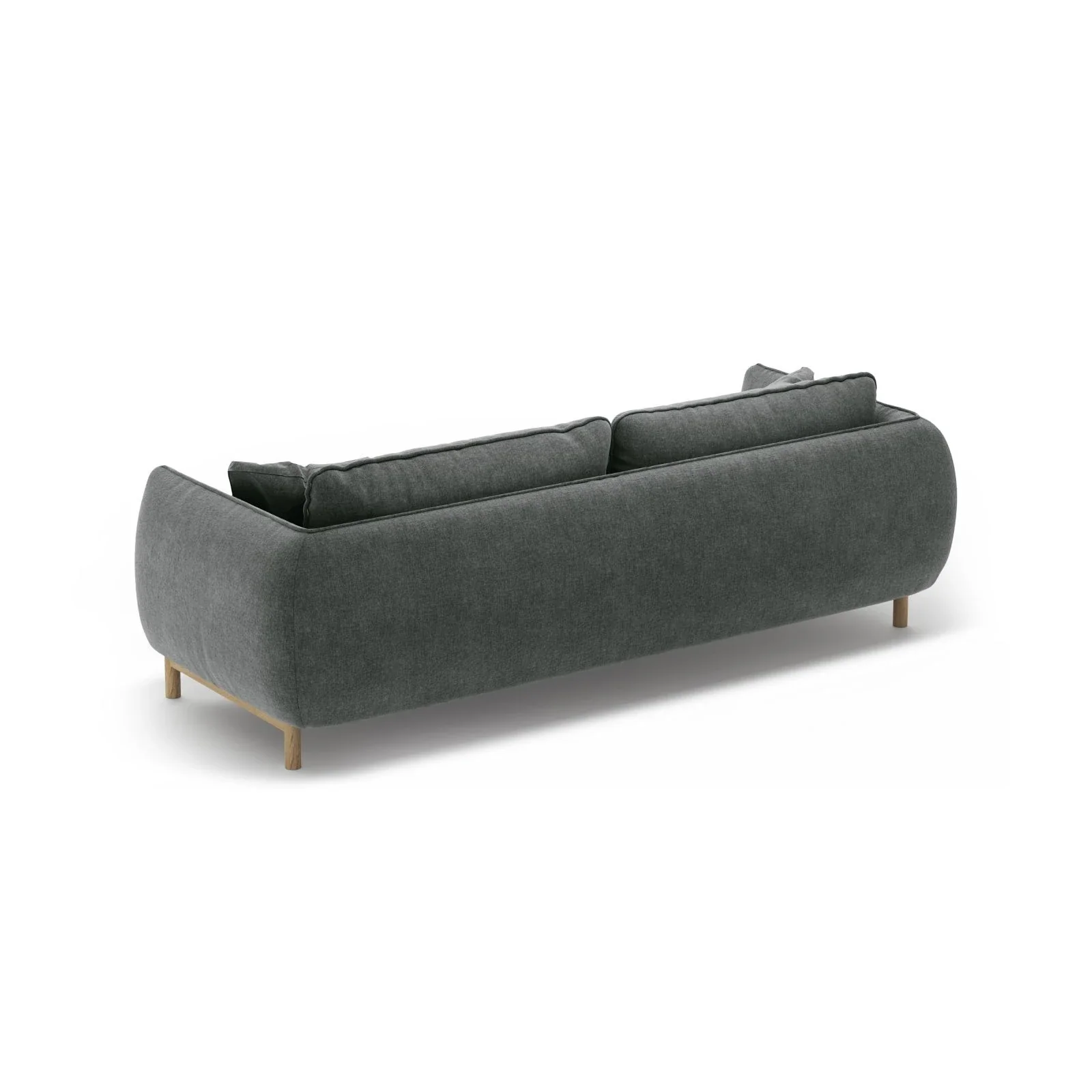 Ada 3-Sitzer Sofa aus Samt oder Strukturstoff, 208x101 cm - Image 96