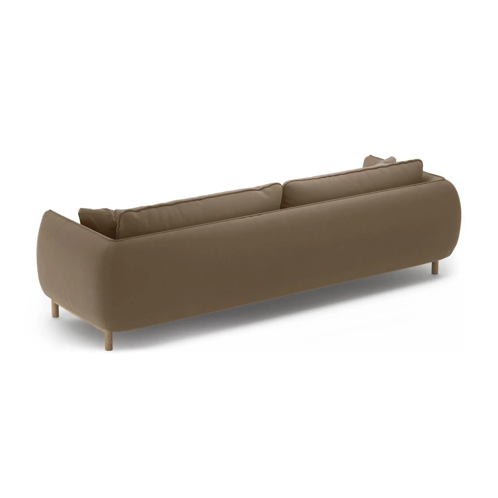 Ada 4-Sitzer Sofa aus Samt oder Strukturstoff, 248x101 cm - Image 18