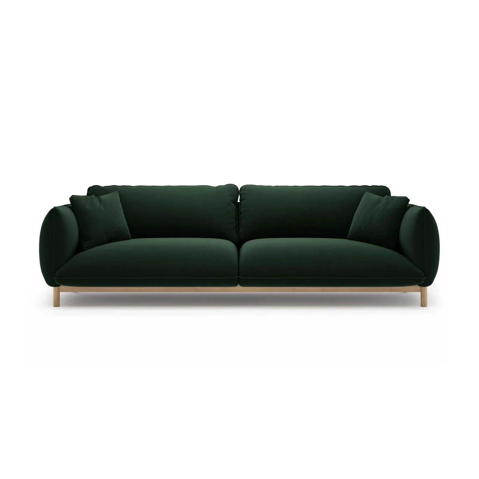 Ada 4-Sitzer Sofa aus Samt oder Strukturstoff, 248x101 cm - Image 27