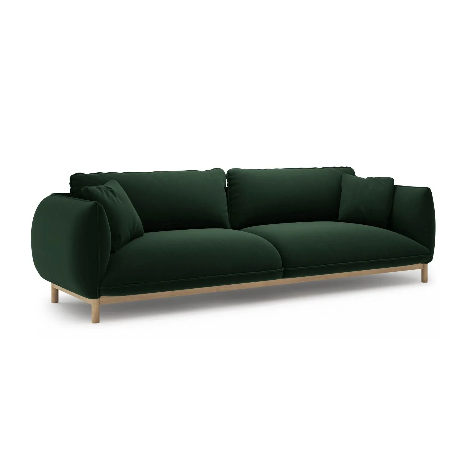 Ada 4-Sitzer Sofa aus Samt oder Strukturstoff, 248x101 cm - Image 28