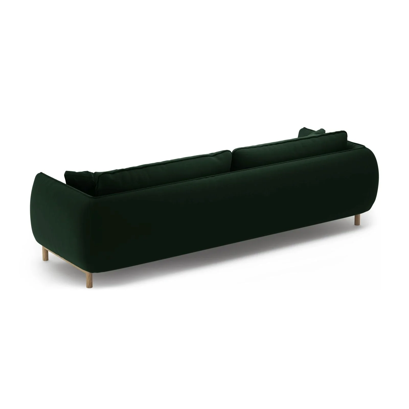 Ada 4-Sitzer Sofa aus Samt oder Strukturstoff, 248x101 cm - Image 30
