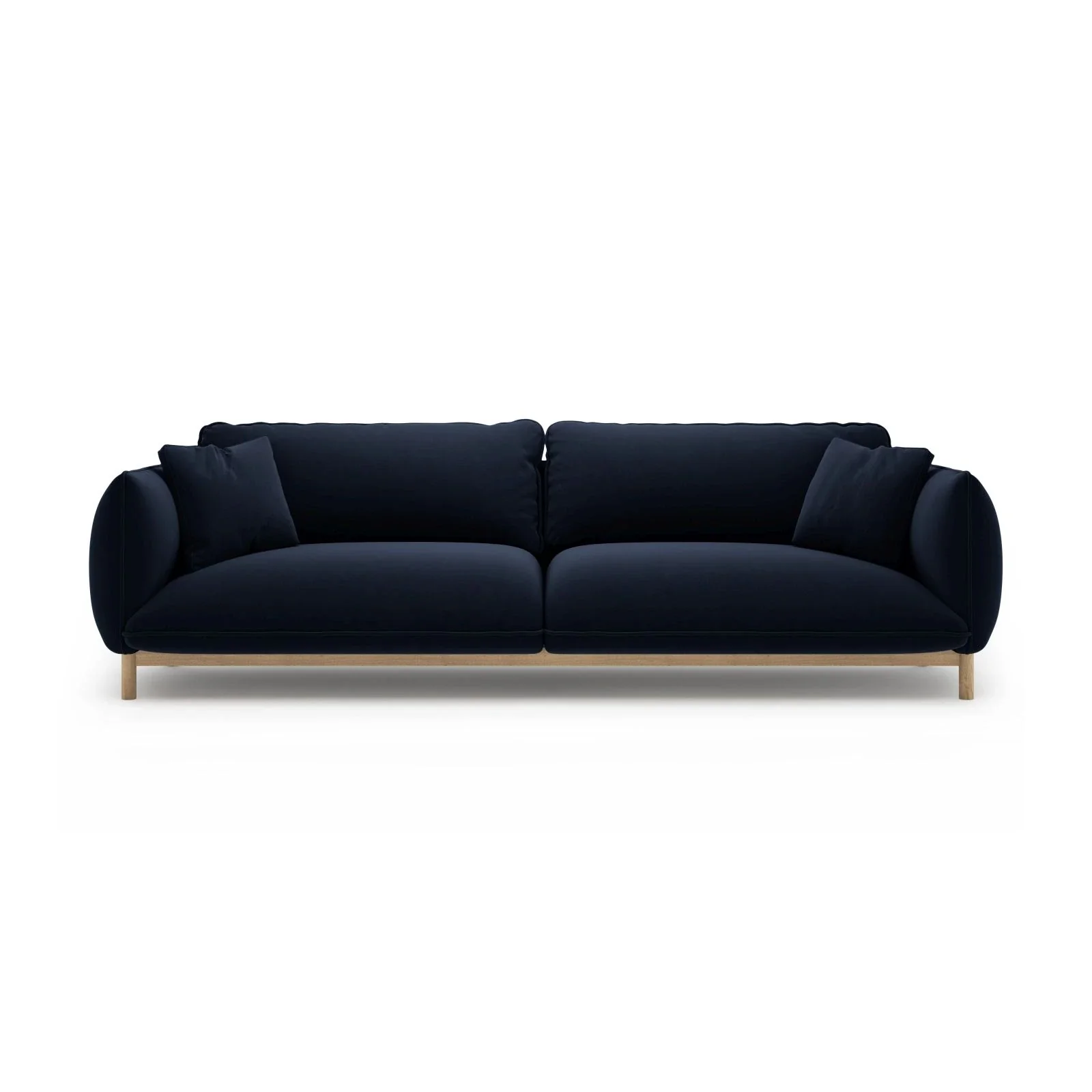 Ada 4-Sitzer Sofa aus Samt oder Strukturstoff, 248x101 cm - Image 33