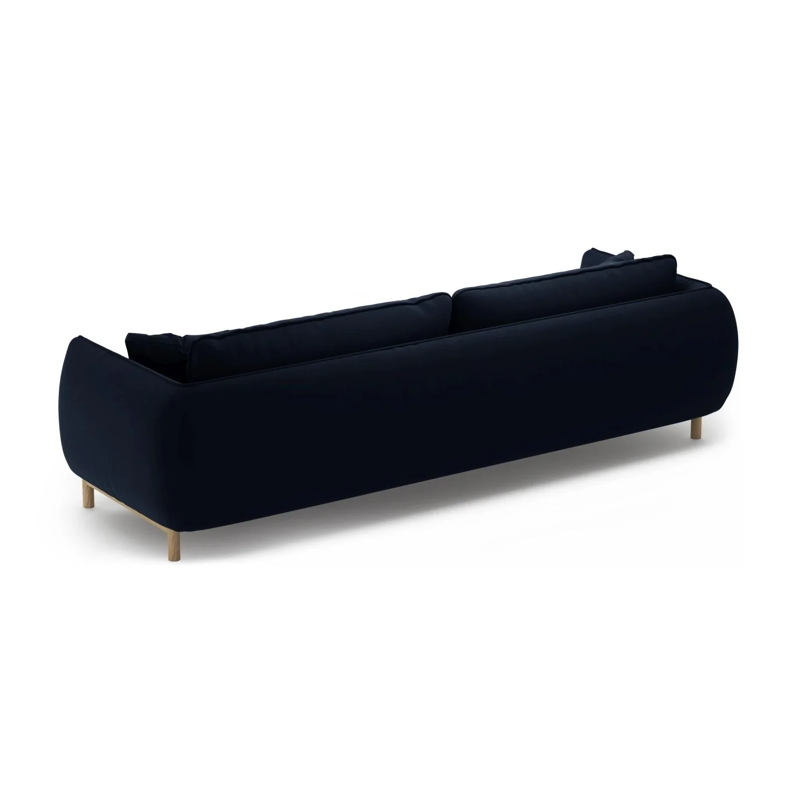 Ada 4-Sitzer Sofa aus Samt oder Strukturstoff, 248x101 cm - Image 36