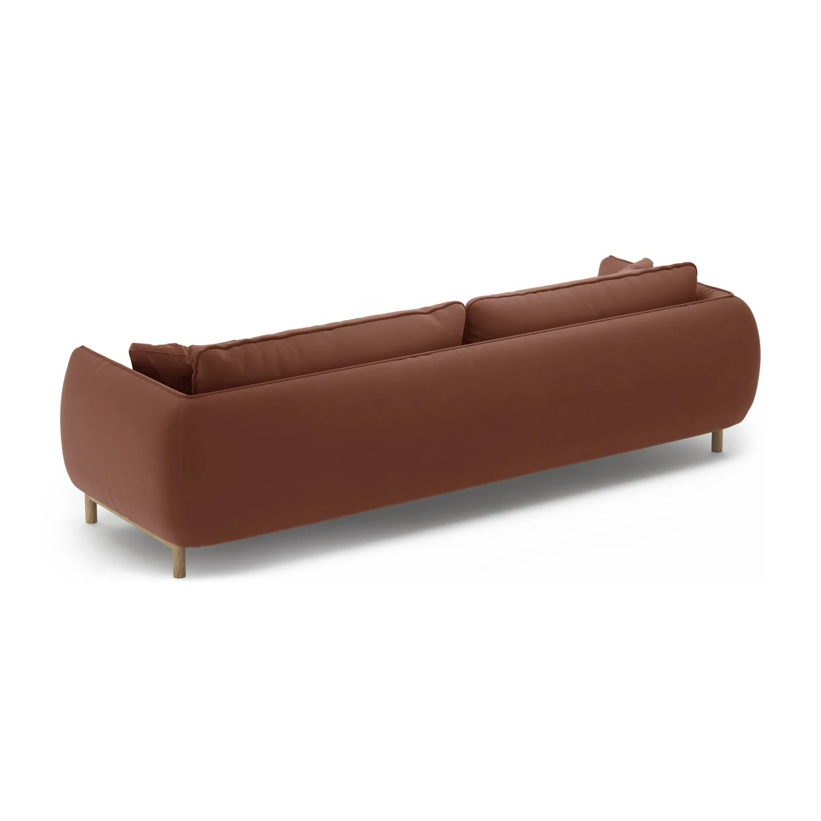 Ada 4-Sitzer Sofa aus Samt oder Strukturstoff, 248x101 cm - Image 42
