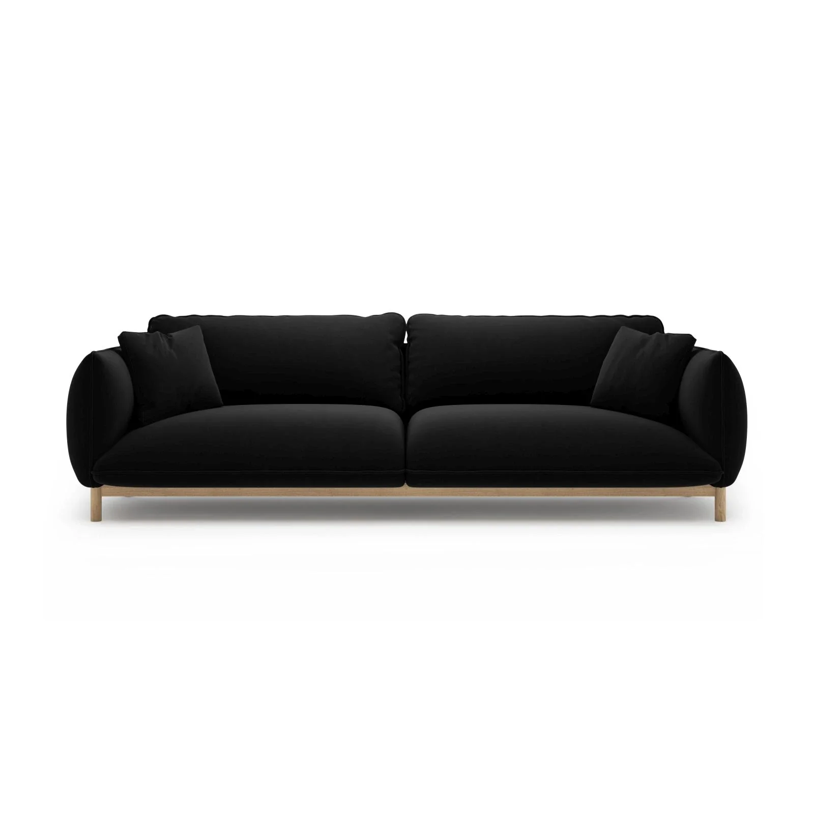 Ada 4-Sitzer Sofa aus Samt oder Strukturstoff, 248x101 cm - Image 51