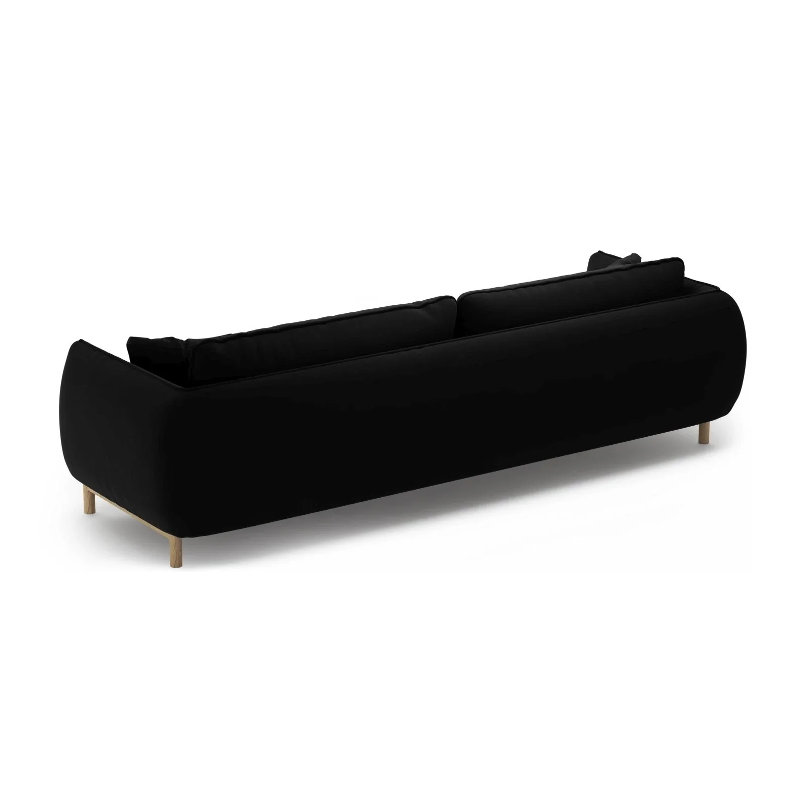 Ada 4-Sitzer Sofa aus Samt oder Strukturstoff, 248x101 cm - Image 54