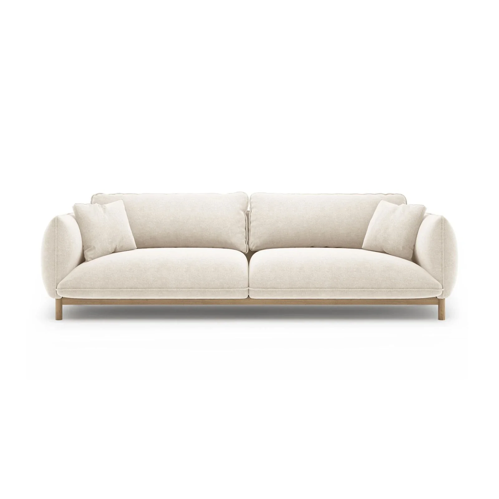 Ada 4-Sitzer Sofa aus Samt oder Strukturstoff, 248x101 cm - Image 57