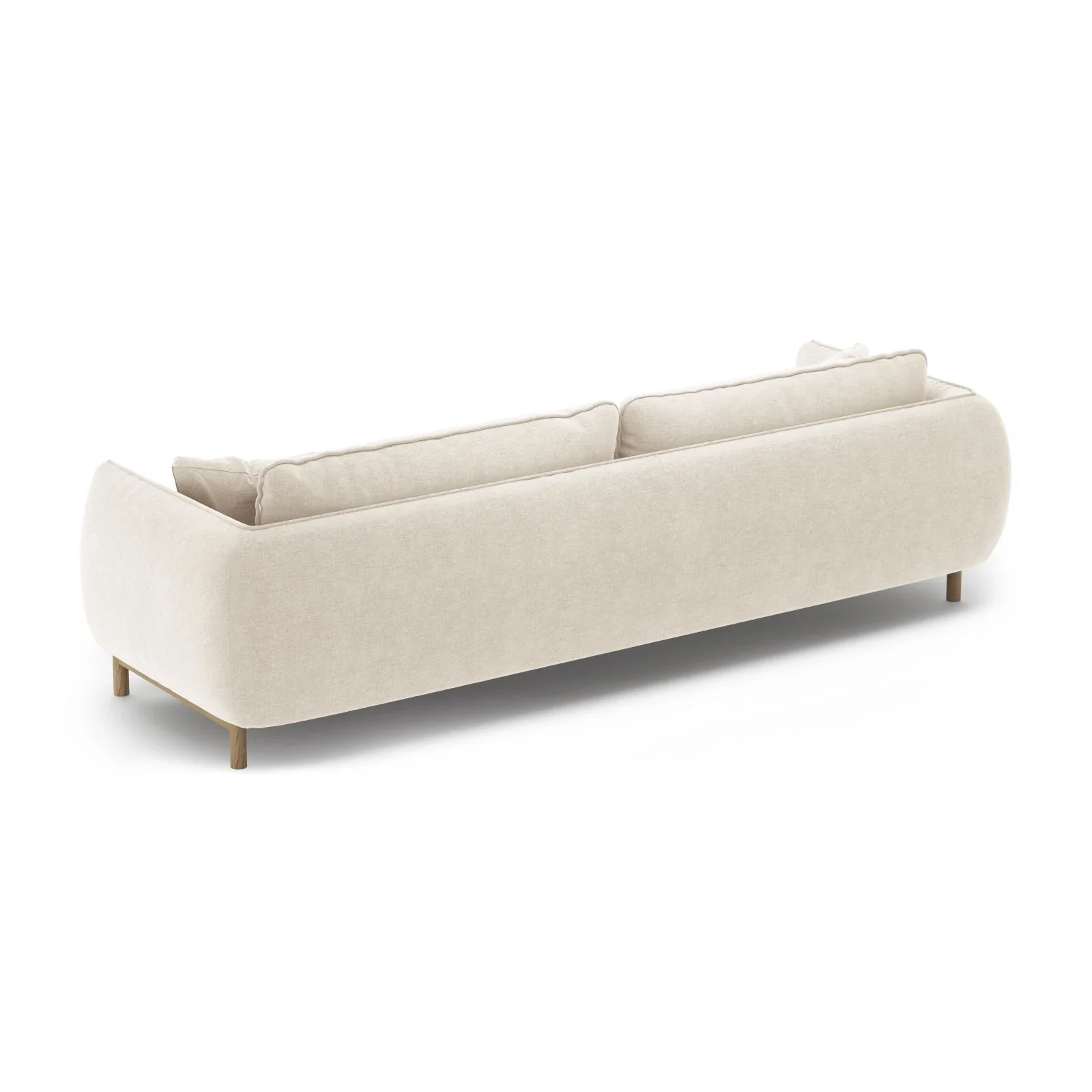 Ada 4-Sitzer Sofa aus Samt oder Strukturstoff, 248x101 cm - Image 60