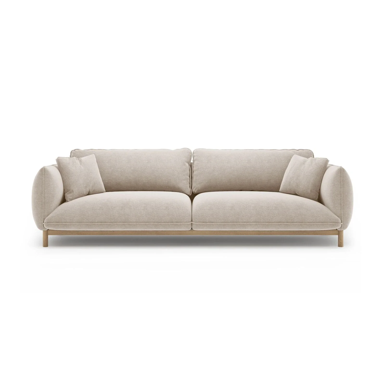 Ada 4-Sitzer Sofa aus Samt oder Strukturstoff, 248x101 cm - Image 63
