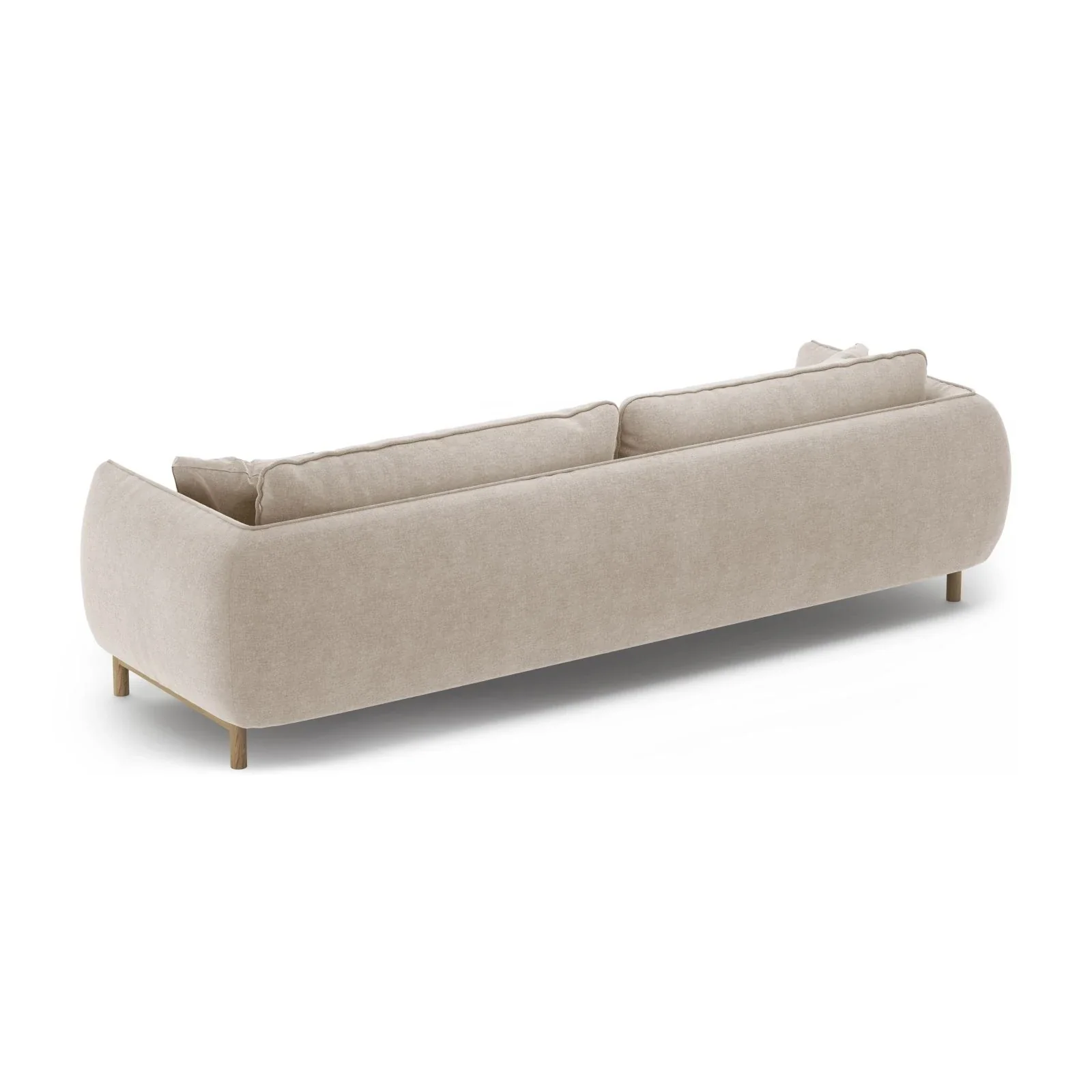Ada 4-Sitzer Sofa aus Samt oder Strukturstoff, 248x101 cm - Image 66