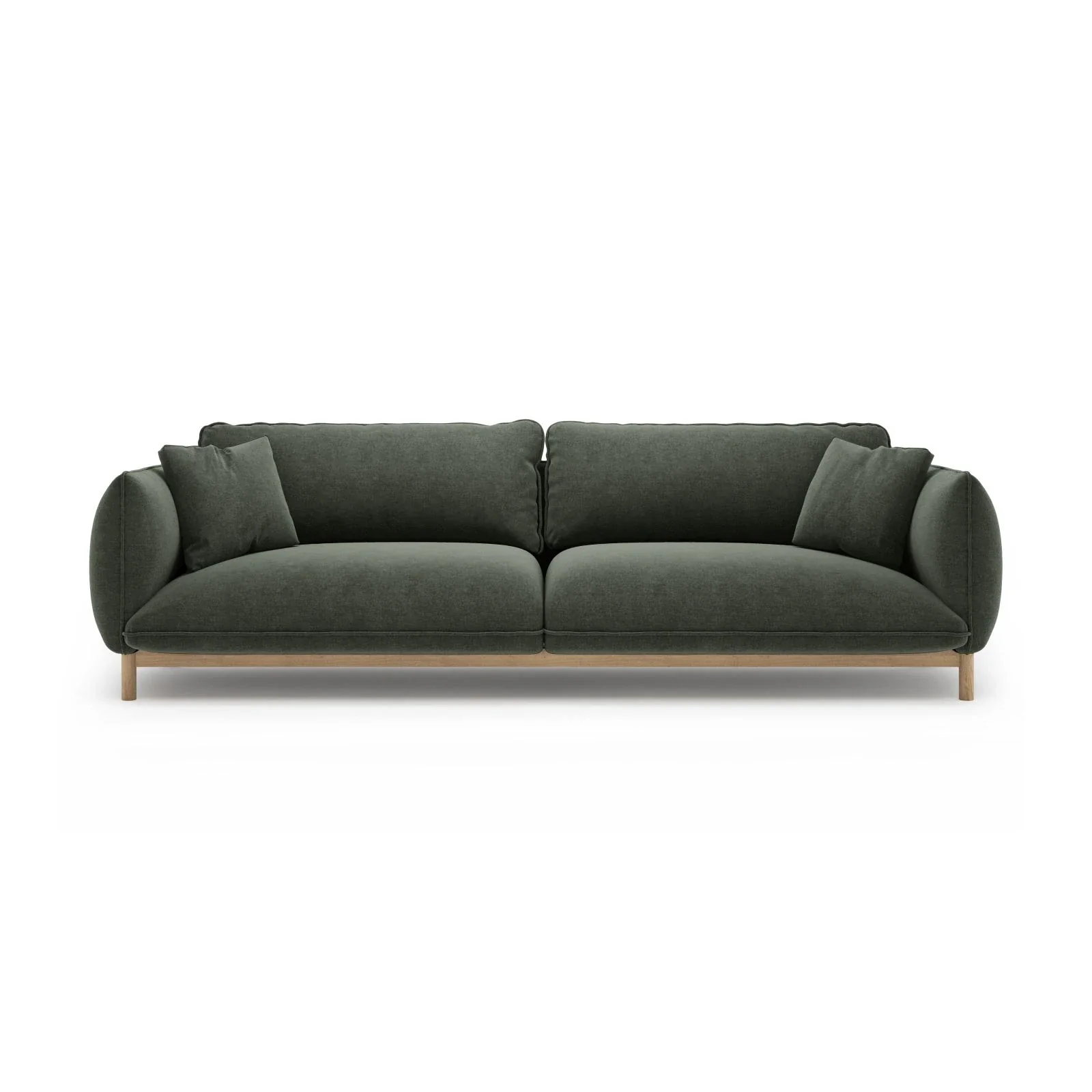 Ada 4-Sitzer Sofa aus Samt oder Strukturstoff, 248x101 cm - Image 81