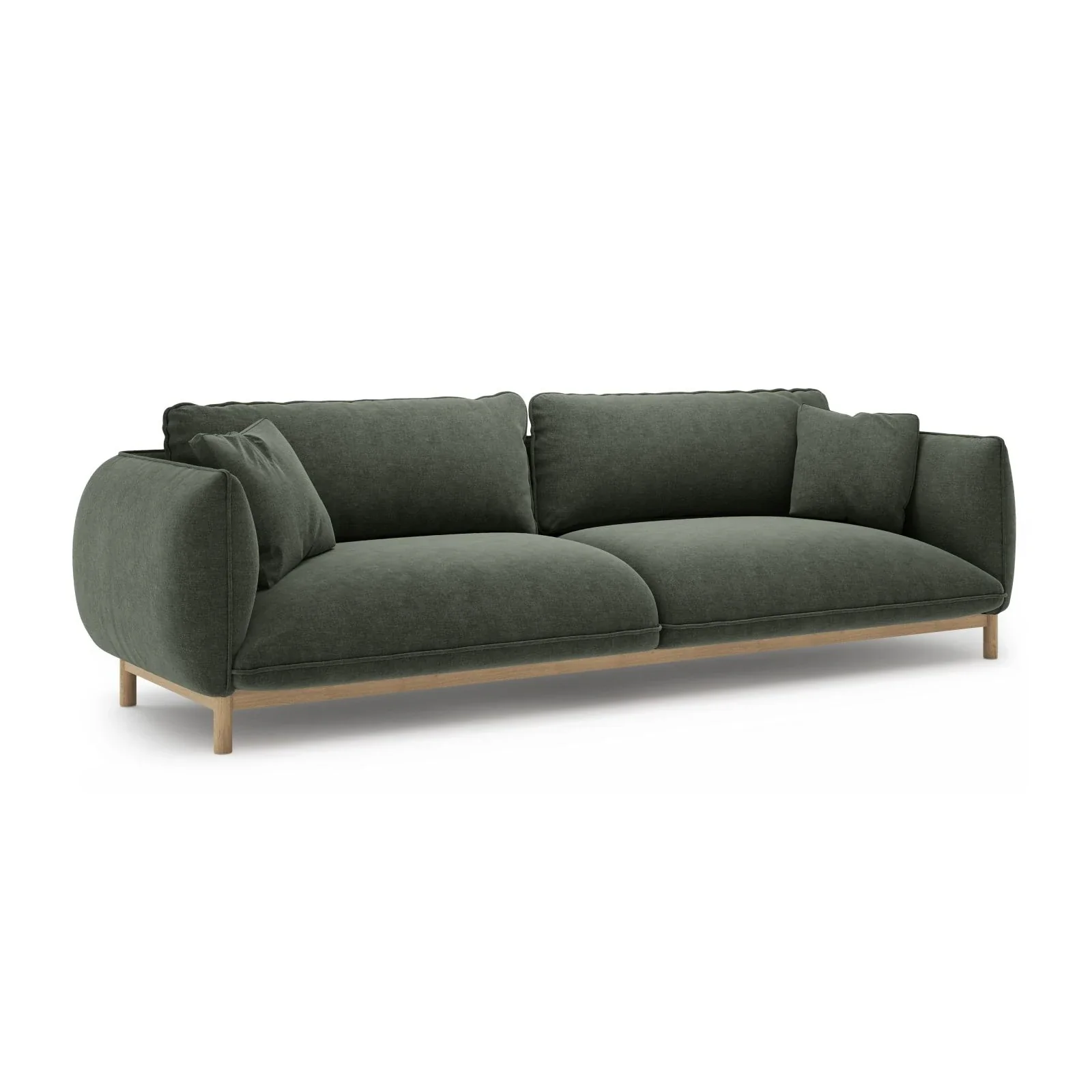 Ada 4-Sitzer Sofa aus Samt oder Strukturstoff, 248x101 cm - Image 82