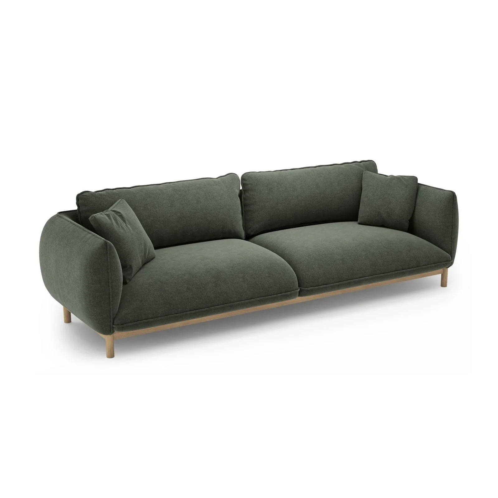 Ada 4-Sitzer Sofa aus Samt oder Strukturstoff, 248x101 cm - Image 83
