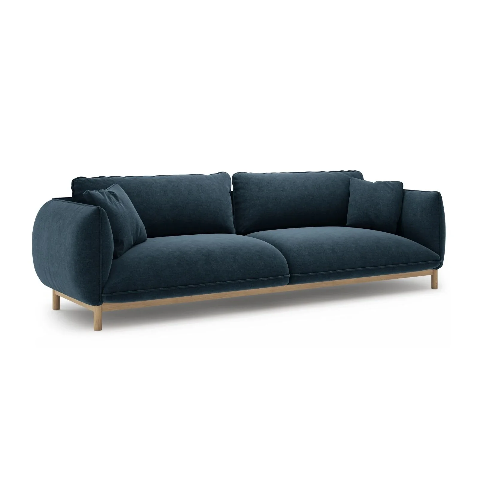 Ada 4-Sitzer Sofa aus Samt oder Strukturstoff, 248x101 cm - Image 88