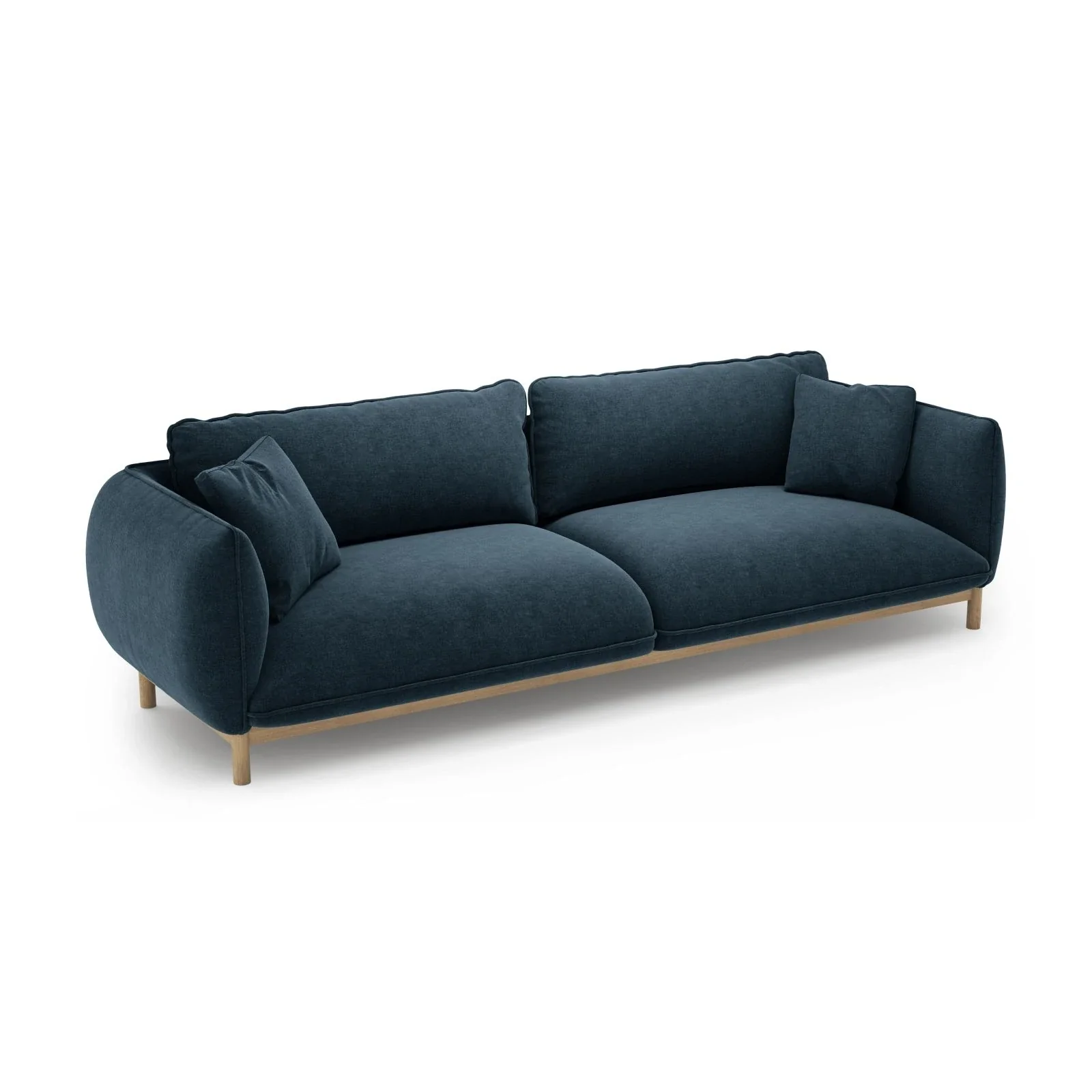 Ada 4-Sitzer Sofa aus Samt oder Strukturstoff, 248x101 cm - Image 89