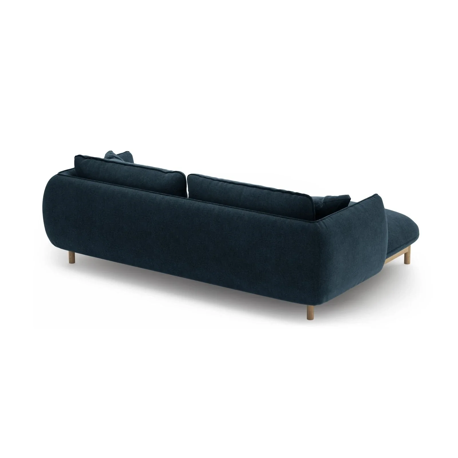 Ada Ecksofa Links aus Samt oder Strukturstoff, 220x179 cm - Image 105