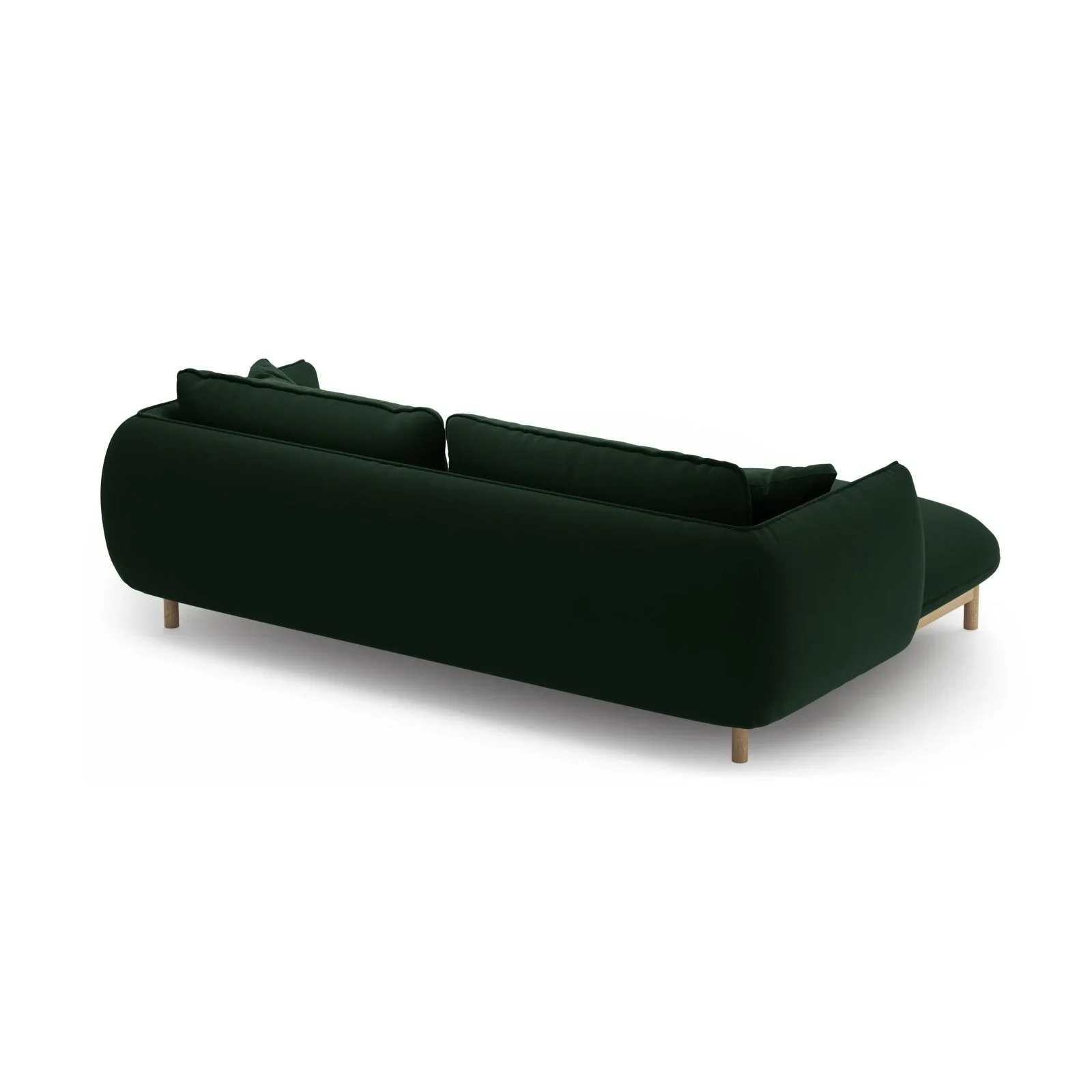 Ada Ecksofa Links aus Samt oder Strukturstoff, 220x179 cm - Image 35