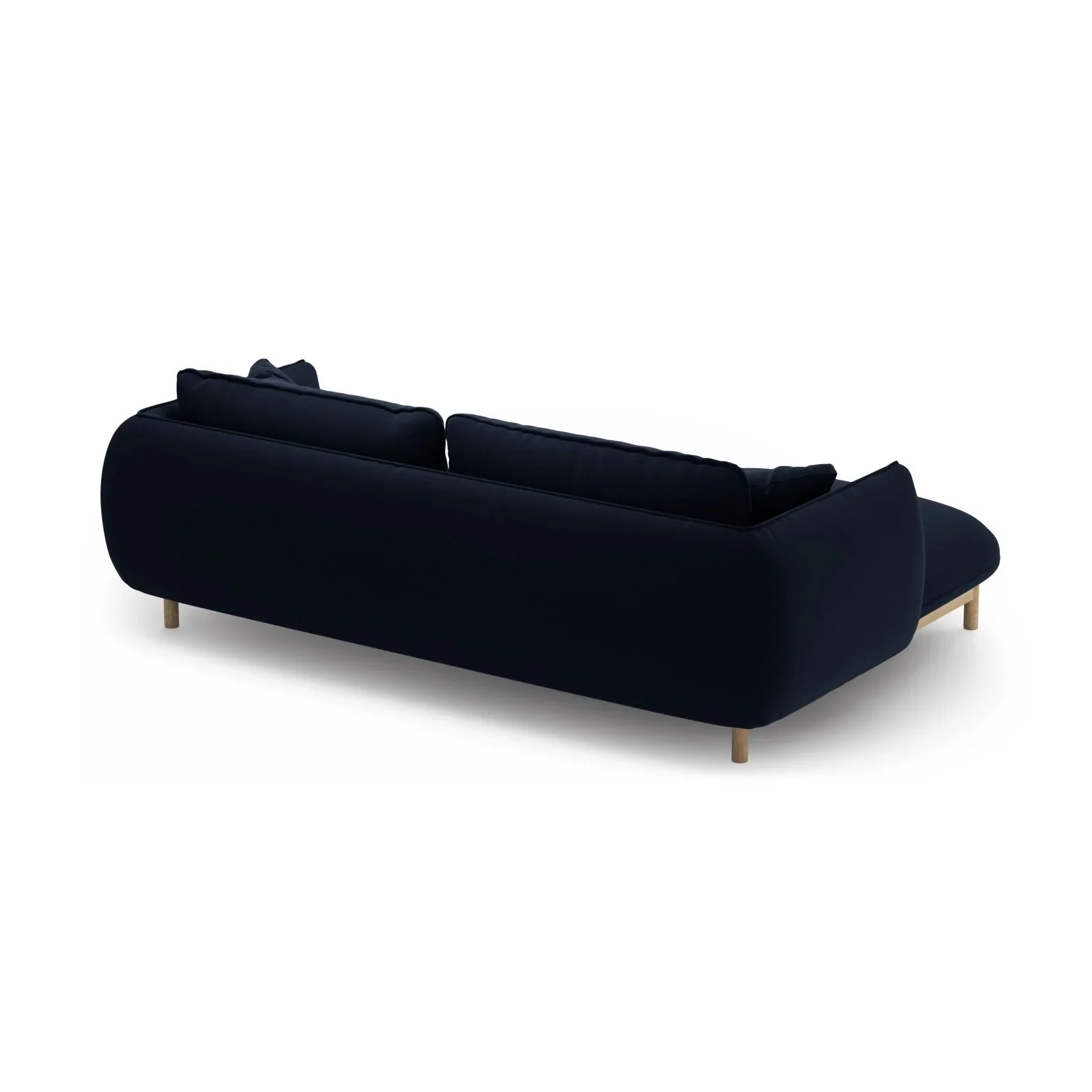 Ada Ecksofa Links aus Samt oder Strukturstoff, 220x179 cm - Image 42
