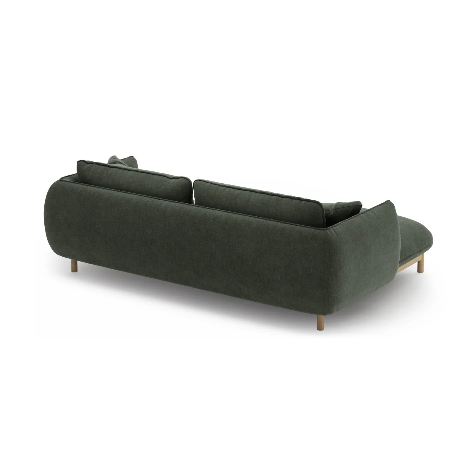 Ada Ecksofa Links aus Samt oder Strukturstoff, 220x179 cm - Image 98