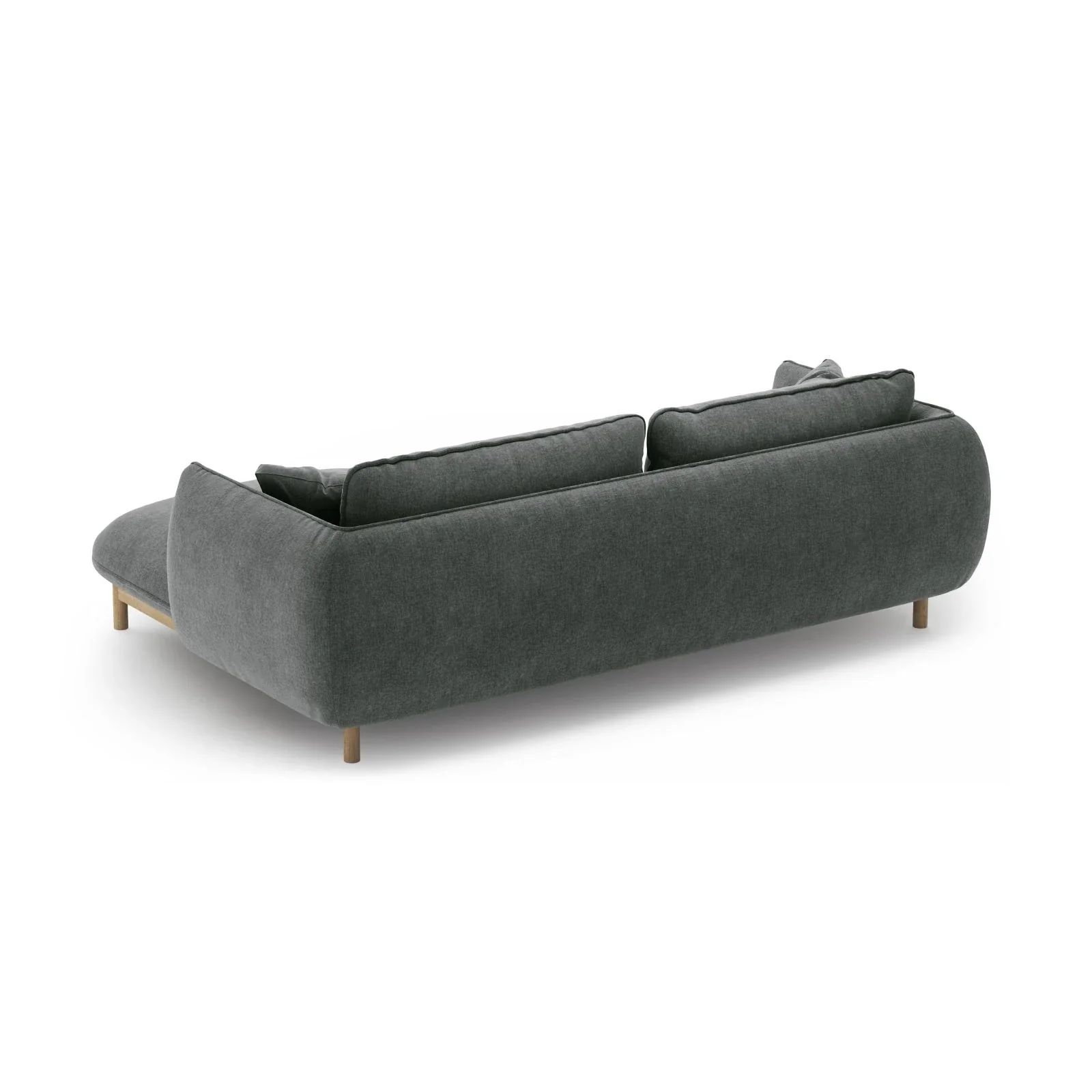 Ada Ecksofa Rechts aus Samt oder Strukturstoff, 220x179 cm - Image 110
