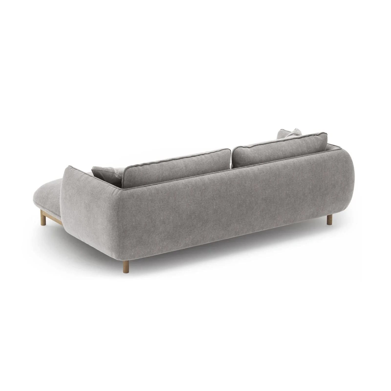 Ada Ecksofa Rechts aus Samt oder Strukturstoff, 220x179 cm - Image 117