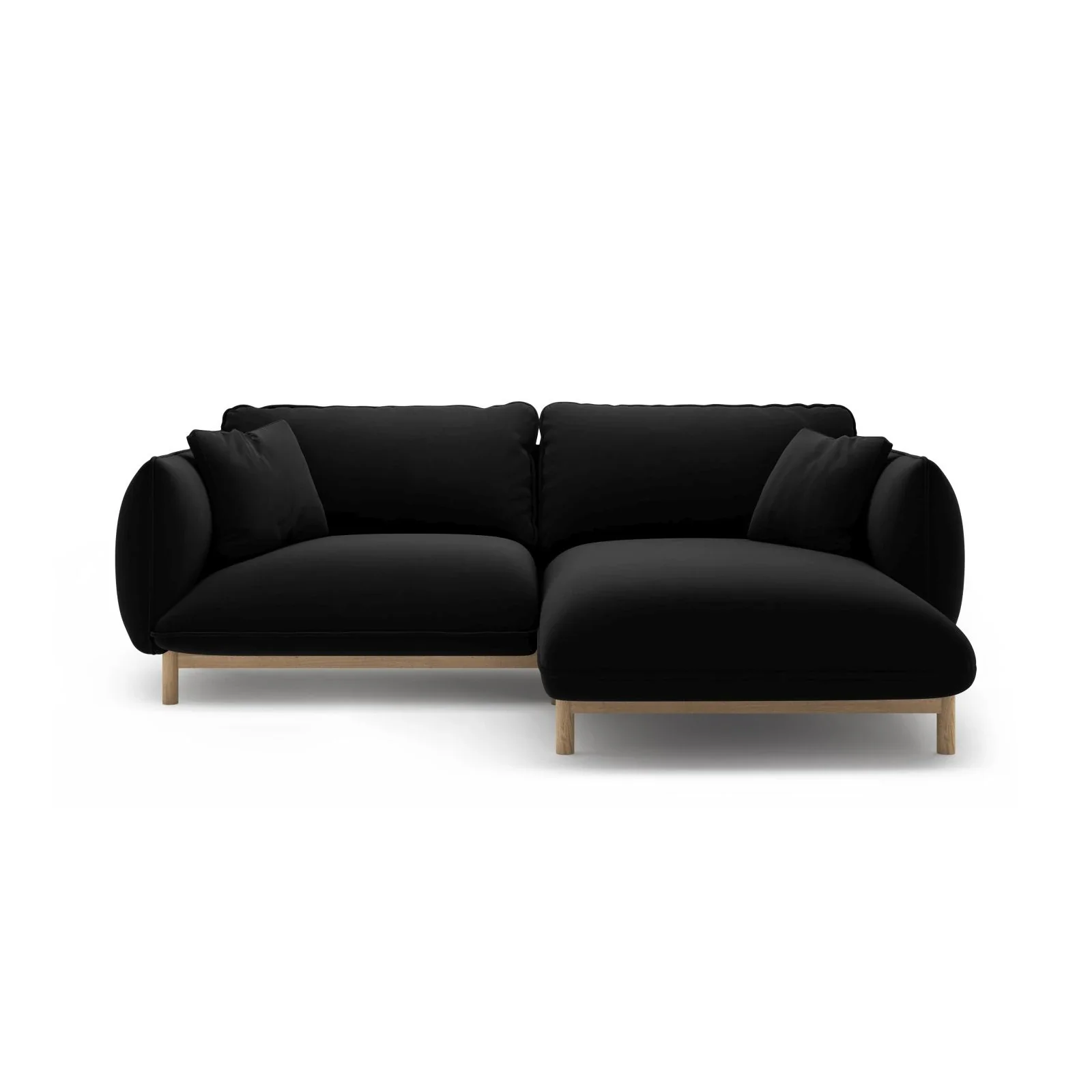 Ada Ecksofa Rechts aus Samt oder Strukturstoff, 220x179 cm - Image 57