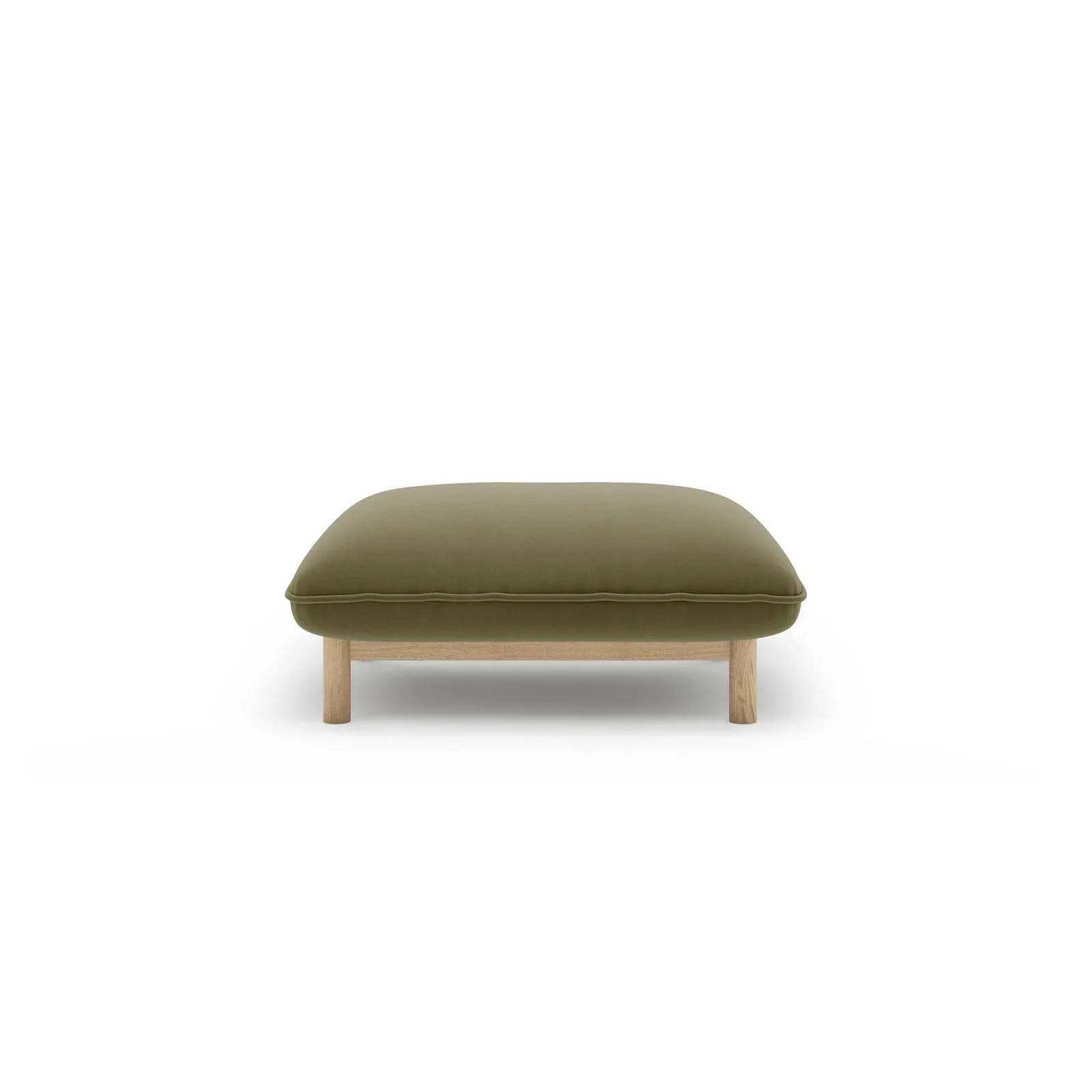 Ada Pouf aus Samt oder Strukturstoff, 80x65 cm - Image 13