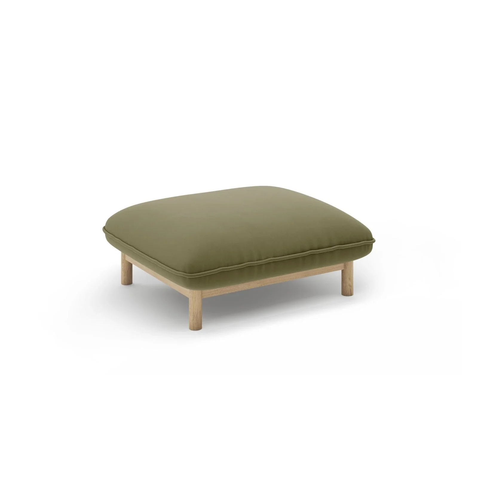 Ada Pouf aus Samt oder Strukturstoff, 80x65 cm - Image 14