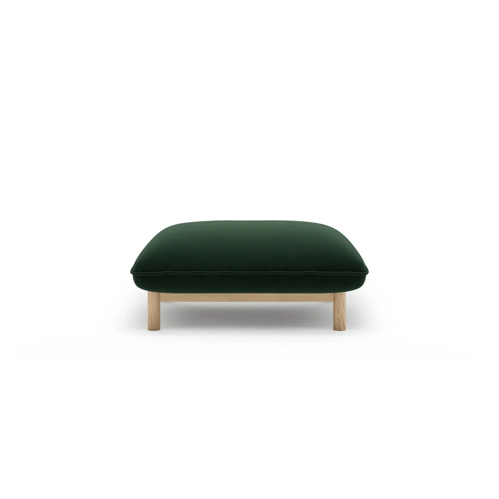 Ada Pouf aus Samt oder Strukturstoff, 80x65 cm - Image 17
