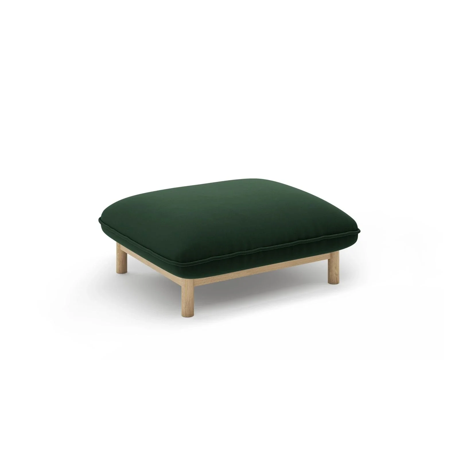 Ada Pouf aus Samt oder Strukturstoff, 80x65 cm - Image 18