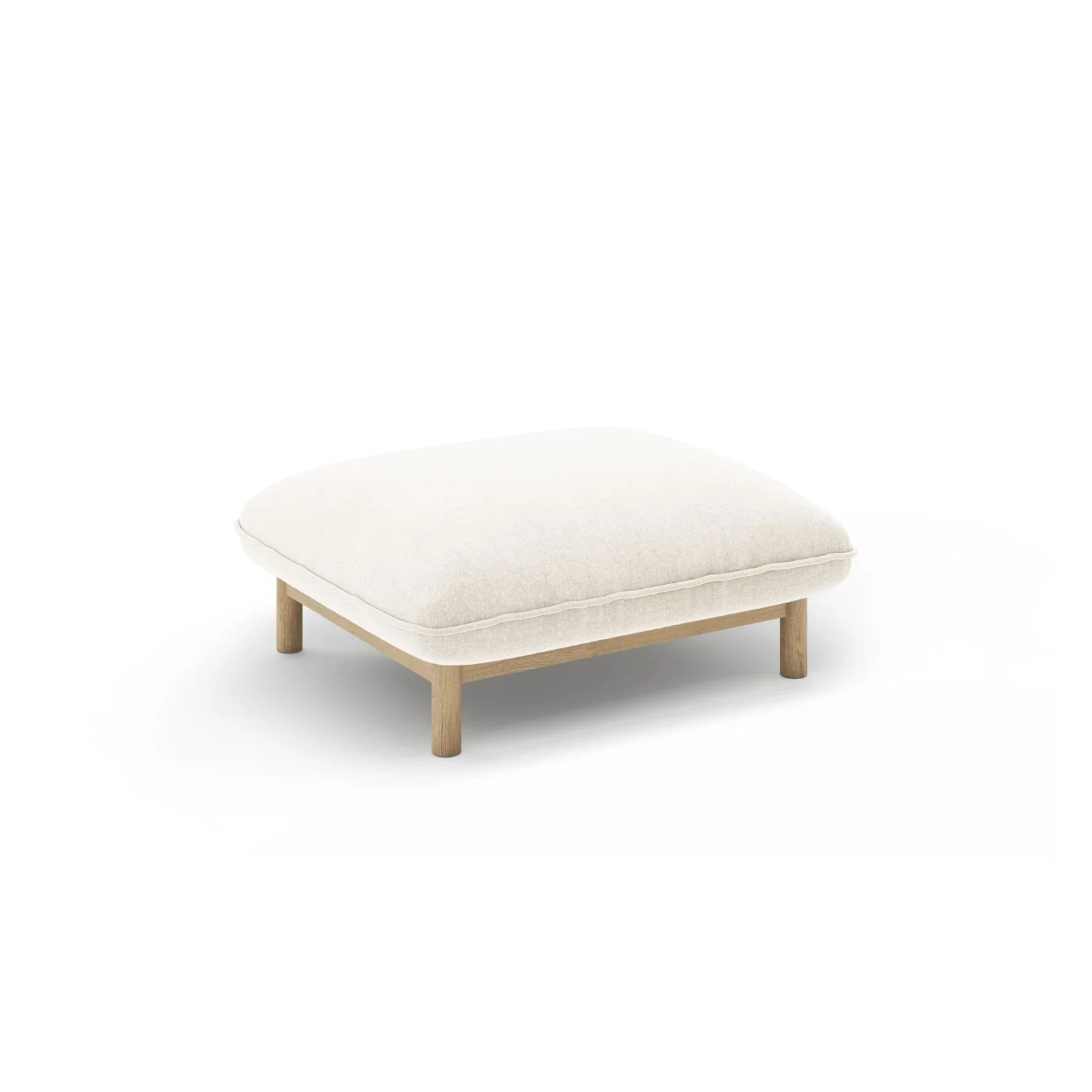 Ada Pouf aus Samt oder Strukturstoff, 80x65 cm - Image 38